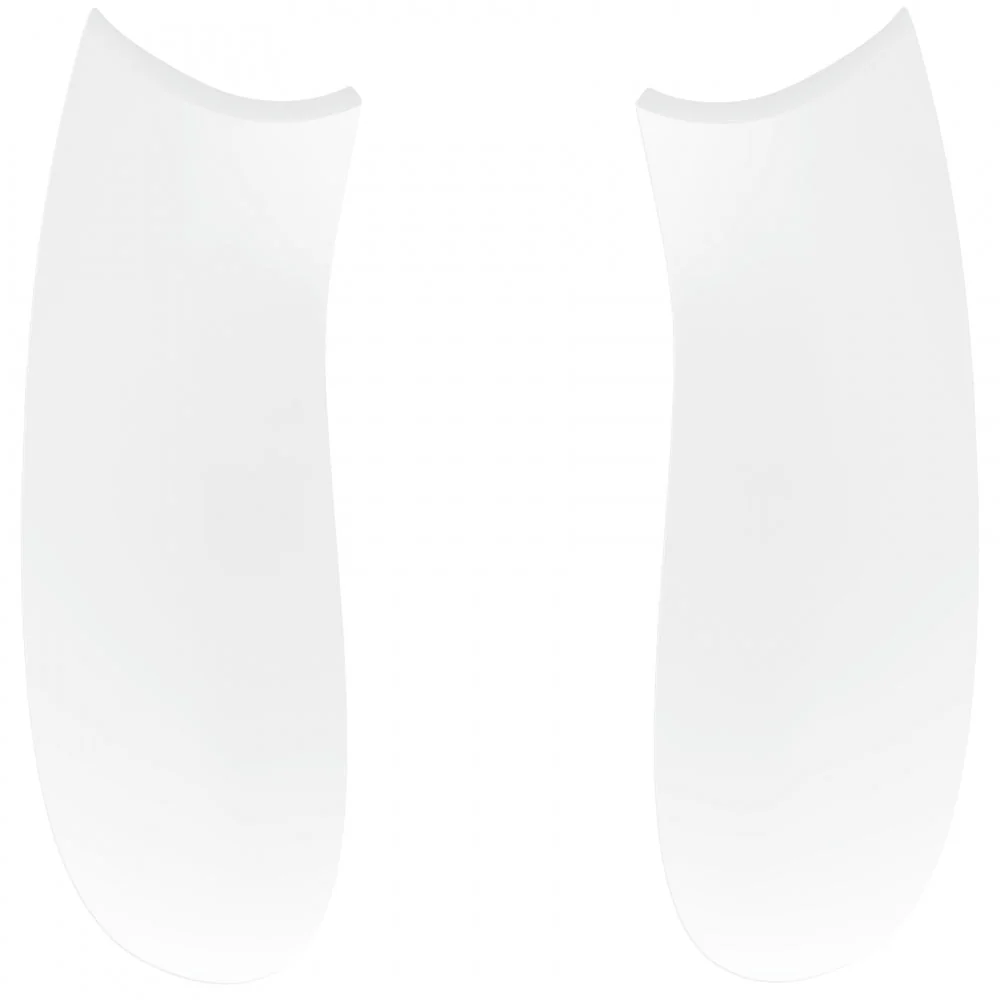 eXtremeRate Replacement Non-Slip Side Rails Grip Back Panels for Xbox Series X & S Controller - White - Image 2