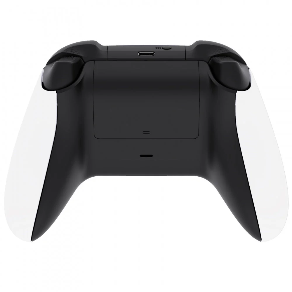 eXtremeRate Replacement Non-Slip Side Rails Grip Back Panels for Xbox Series X & S Controller - White - Image 4