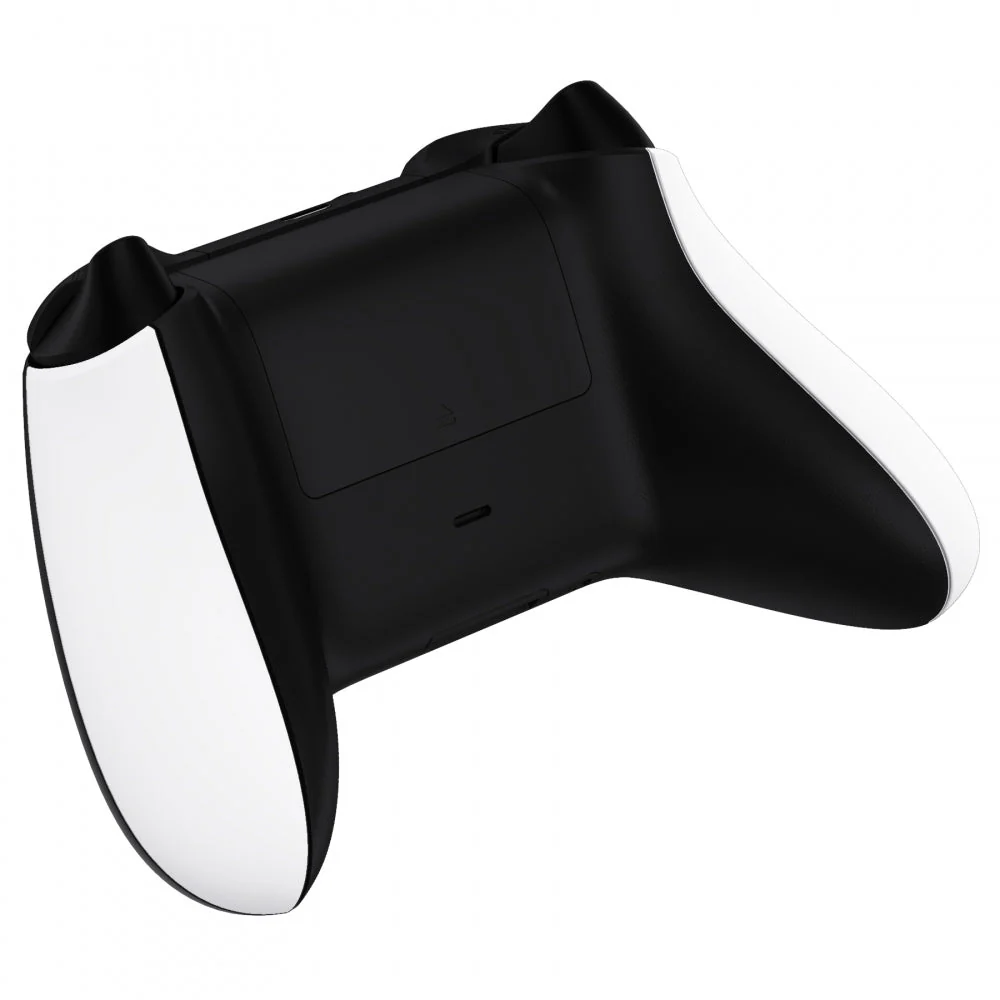 eXtremeRate Replacement Non-Slip Side Rails Grip Back Panels for Xbox Series X & S Controller - White - Image 6