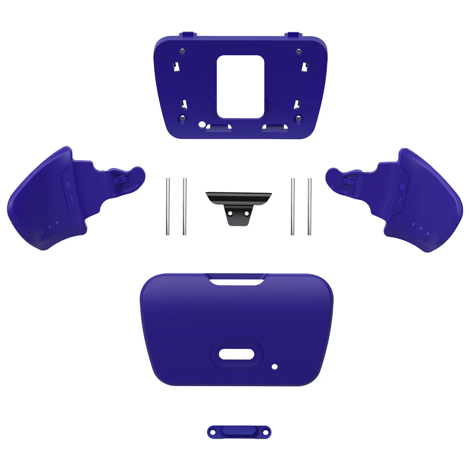eXtremeRate Replacement Redesigned K1 K2 Back Buttons for eXtremerate RISE Remap Kit, Compatible with PS5 Controller - Cobalt Blue - Image 2