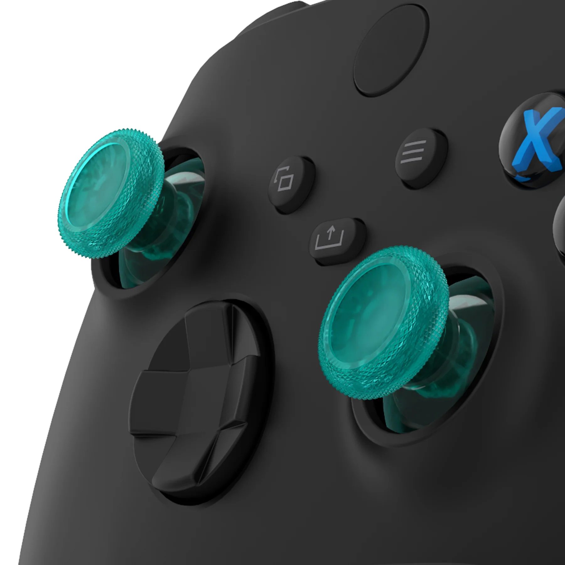 eXtremeRate Replacement Thumbsticks for Xbox Series X/S Controller & Xbox One X/S Controller & Xbox One Standard Controller & Xbox One Elite Controller - Emerald Green - Image 3