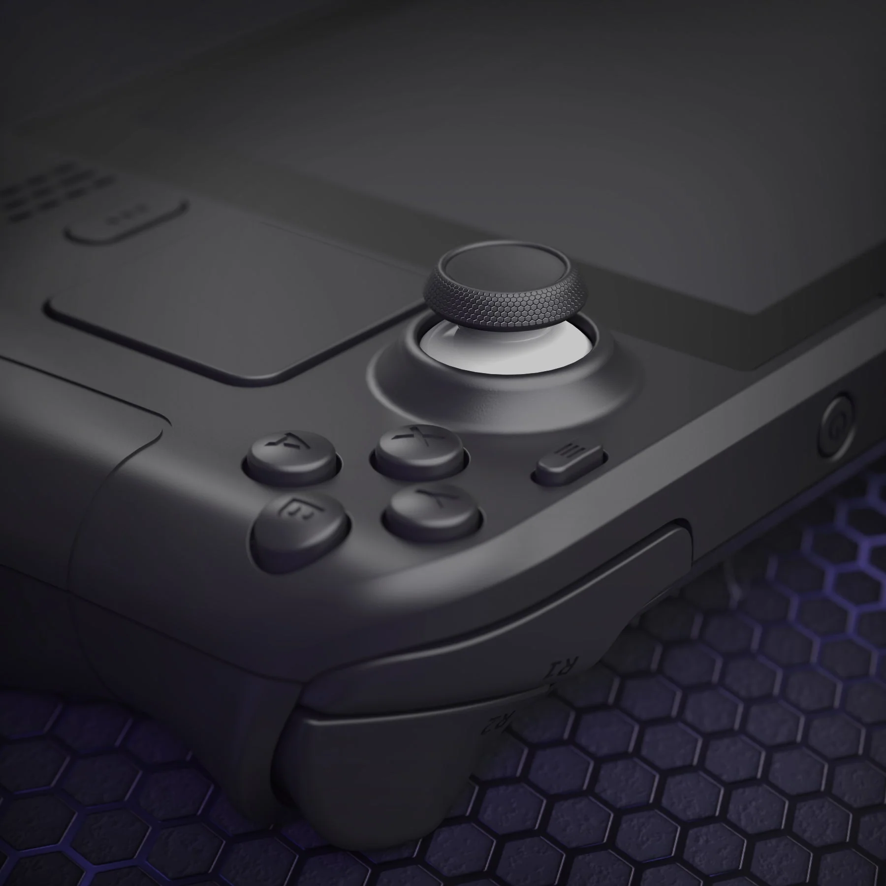 eXtremeRate Replacement Thumbsticks with Original Touch Sensing for Steam Deck LCD & OLED - Black & Gray - Image 7