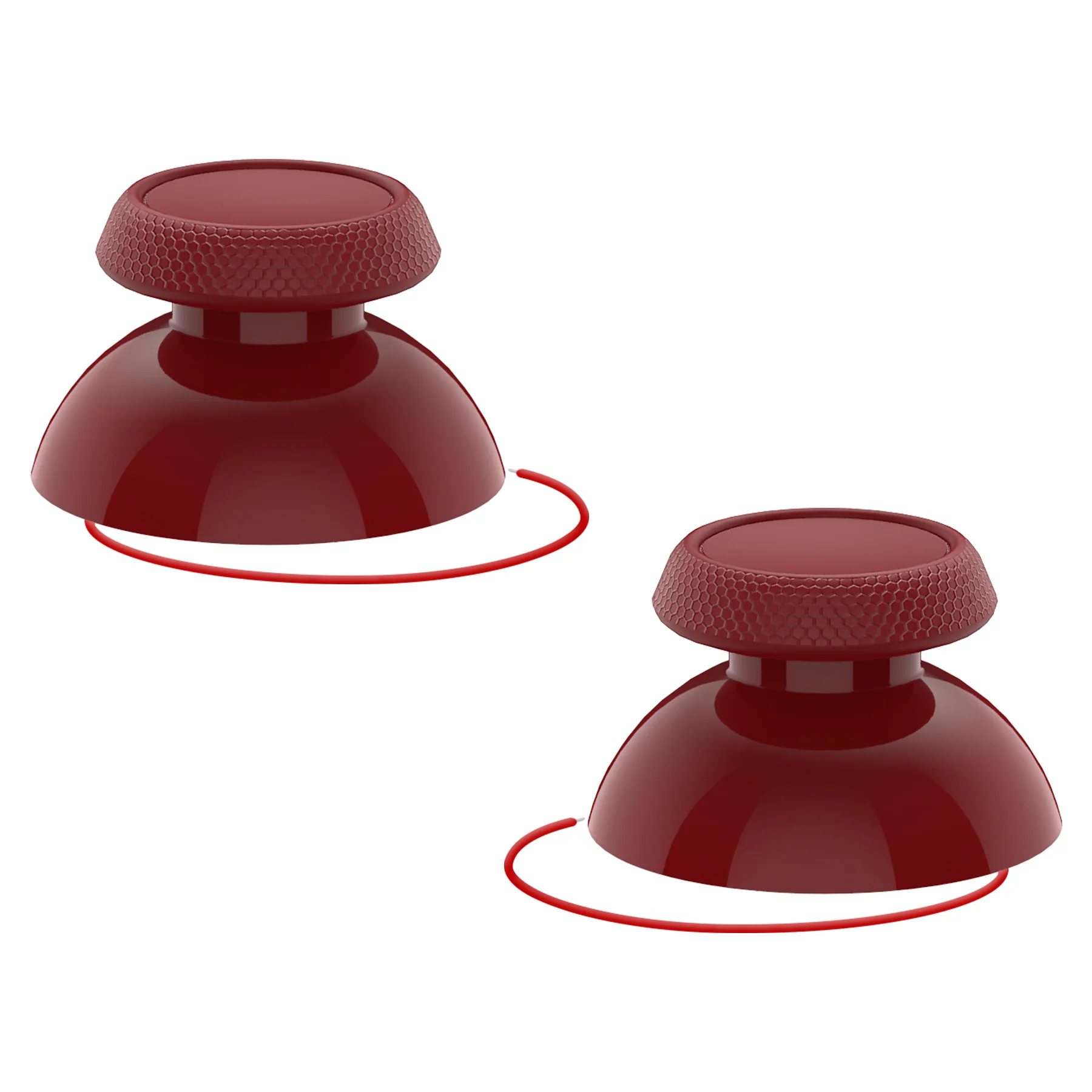 eXtremeRate Replacement Thumbsticks with Original Touch Sensing for Steam Deck LCD & OLED - Carmine Red - Image 9