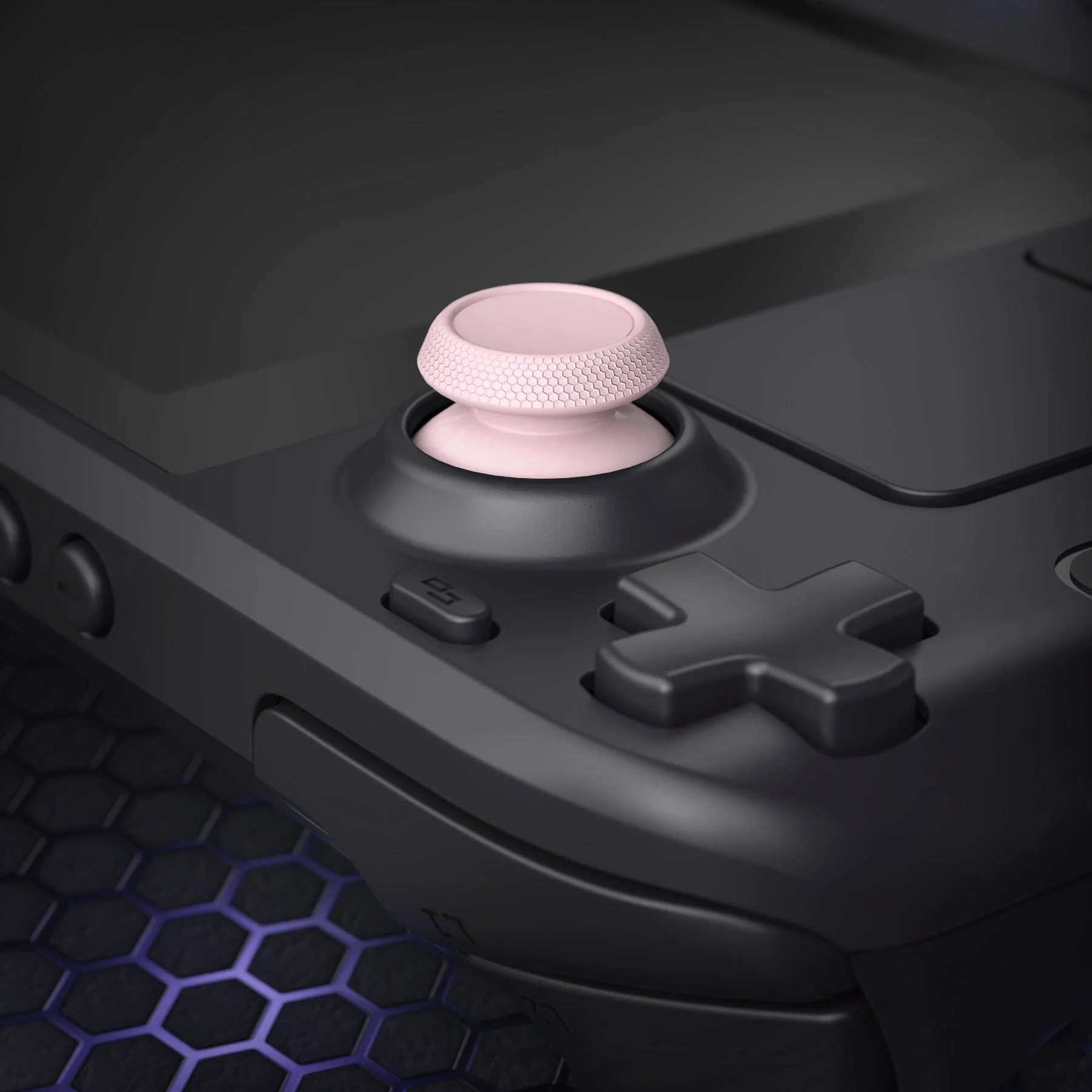 eXtremeRate Replacement Thumbsticks with Original Touch Sensing for Steam Deck LCD & OLED - Cherry Blossoms Pink - Image 6