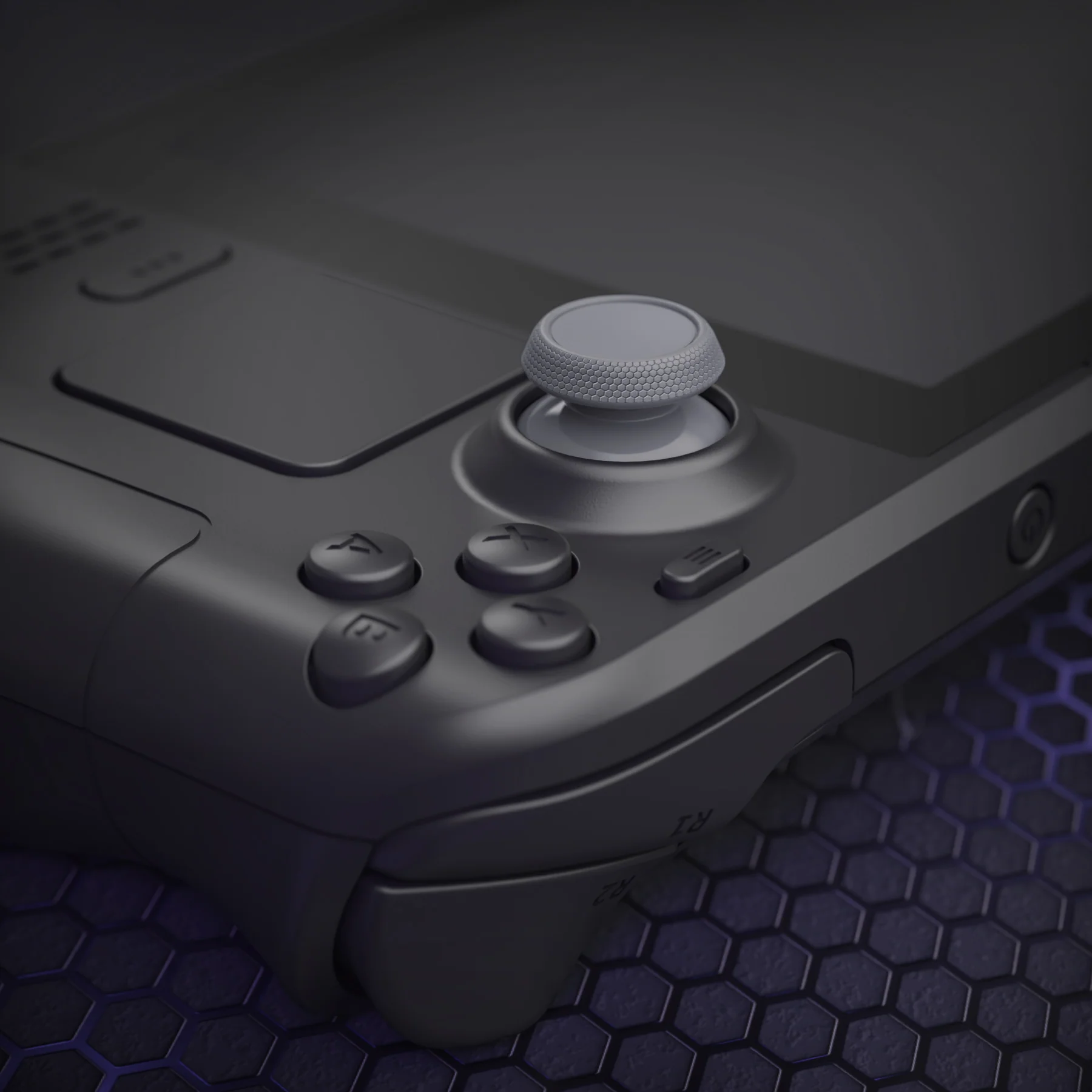 eXtremeRate Replacement Thumbsticks with Original Touch Sensing for Steam Deck LCD & OLED - New Hope Gray - Image 7