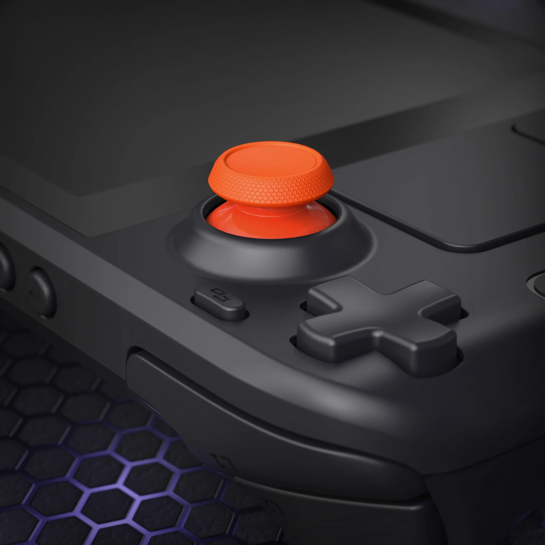 eXtremeRate Replacement Thumbsticks with Original Touch Sensing for Steam Deck LCD & OLED - Orange - Image 6