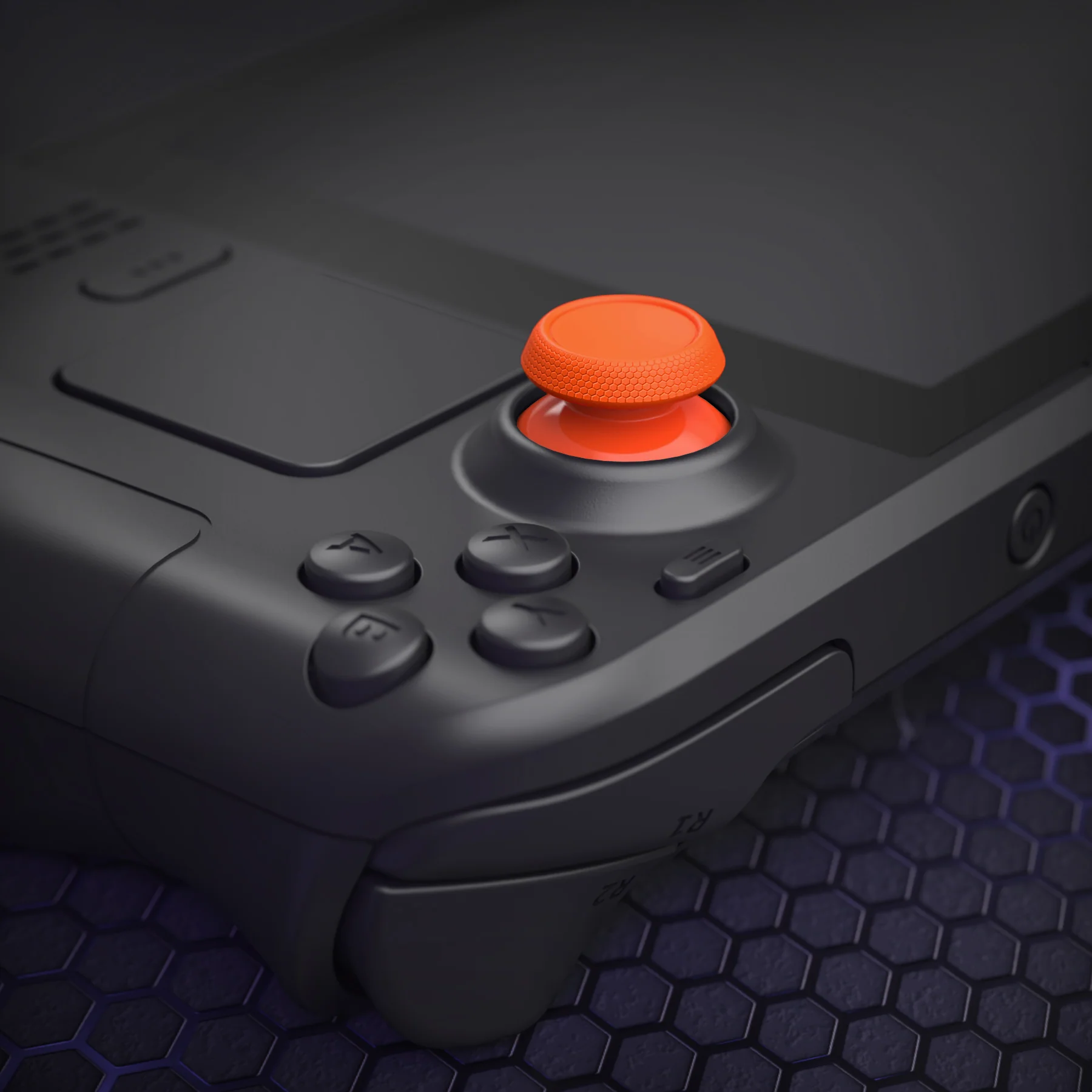 eXtremeRate Replacement Thumbsticks with Original Touch Sensing for Steam Deck LCD & OLED - Orange - Image 7