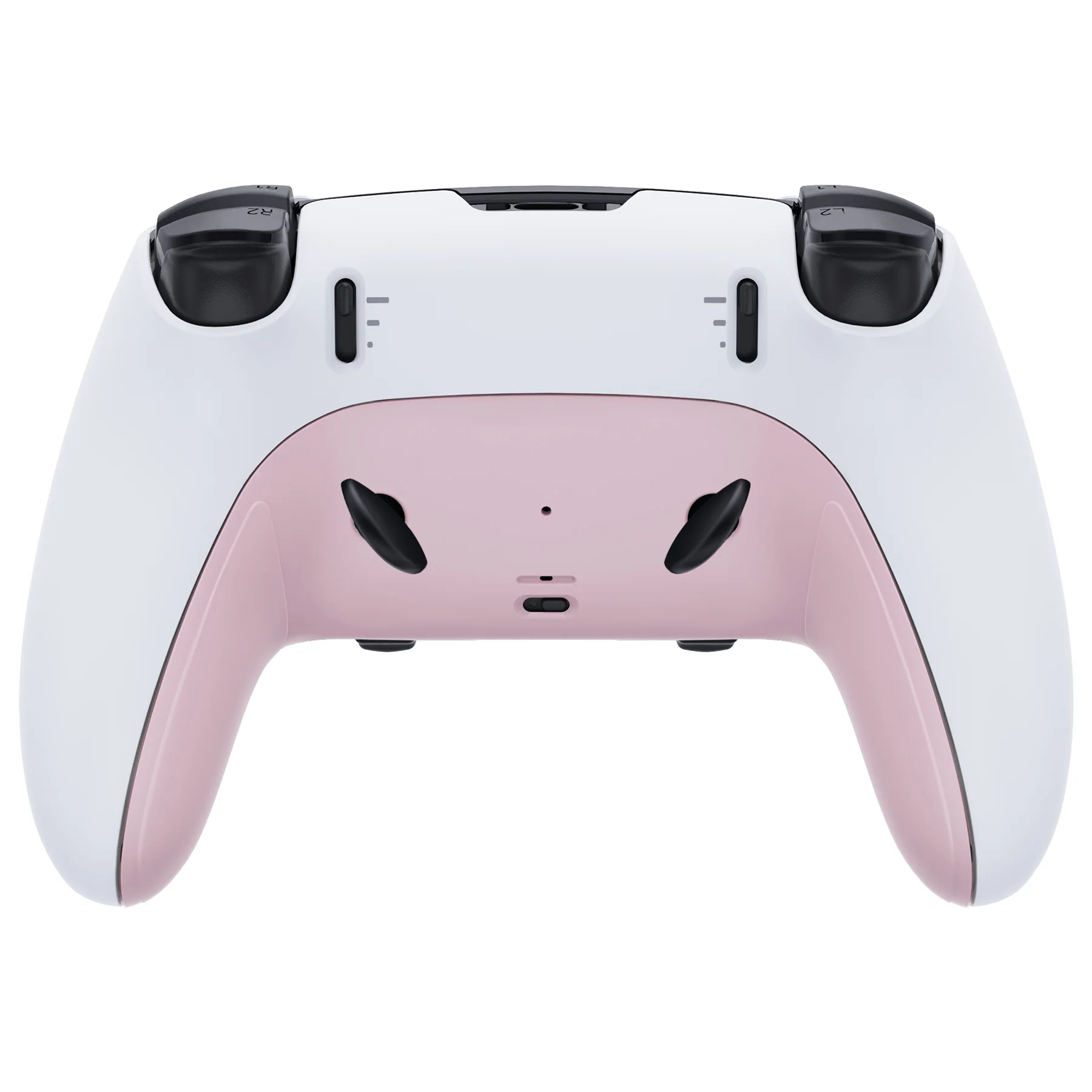 eXtremeRate Replacement Top Bottom Decorative Trim Shell Compatible with PS5 Edge Controller - Cherry Blossoms Pink - Image 5