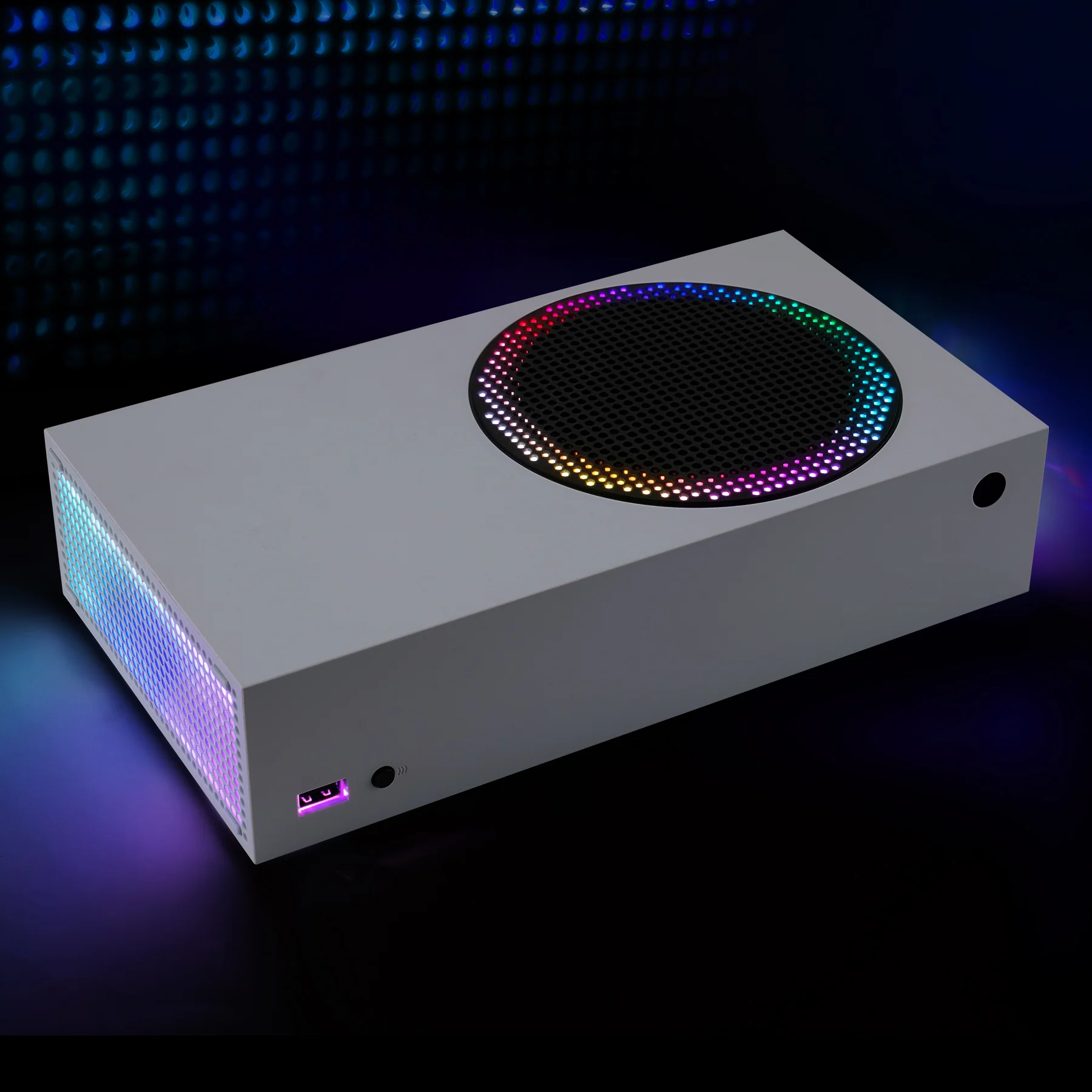 eXtremeRate RGB LED Light Strip Kit for Xbox Series S Console with IR Remote - 7 Colors 39 Effects - Image 8