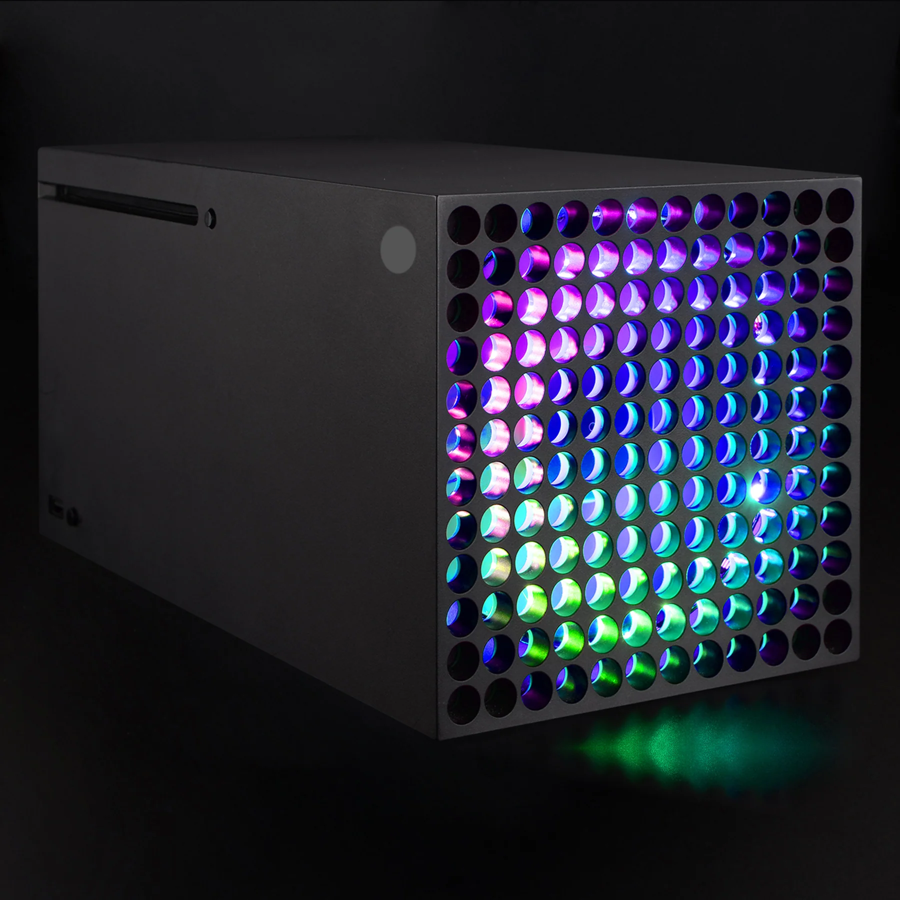 eXtremeRate RGB LED Light Strip Kit with IR Remote for Xbox Series X Console Fan Vent - 7 Colors 39 Effects - Image 4