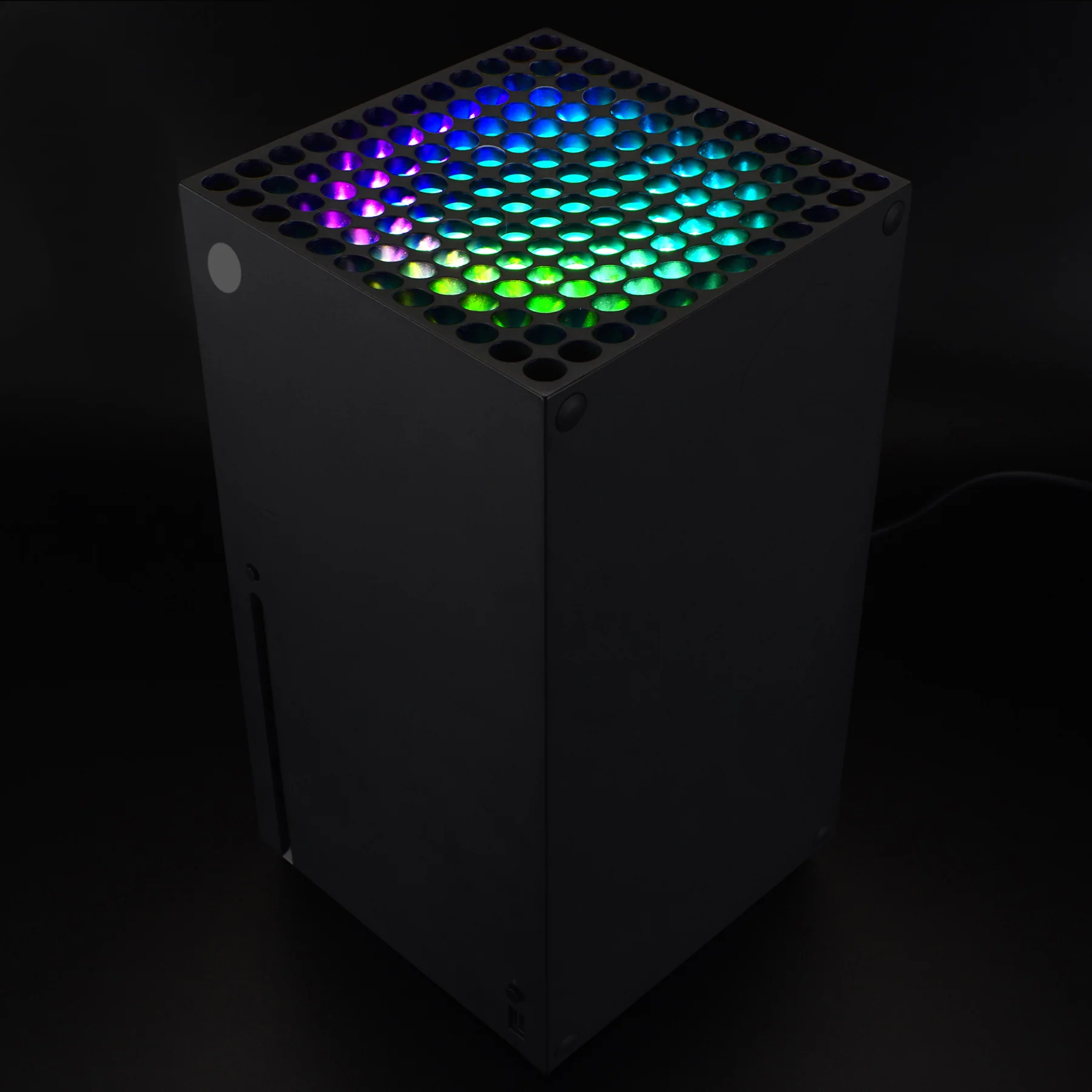 eXtremeRate RGB LED Light Strip Kit with IR Remote for Xbox Series X Console Fan Vent - 7 Colors 39 Effects - Image 8