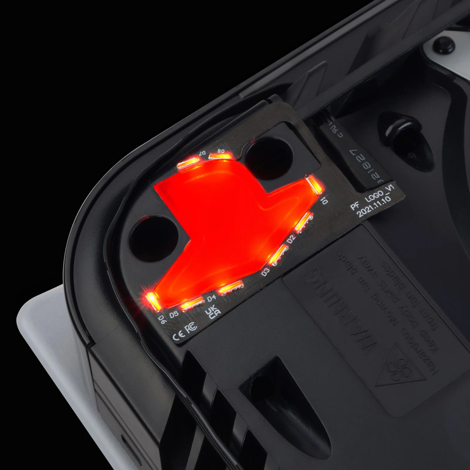 eXtremeRate RGB Logo LED Kit for PS5 Disc & Digital Console - 7 Colors 24 Effects - Image 2