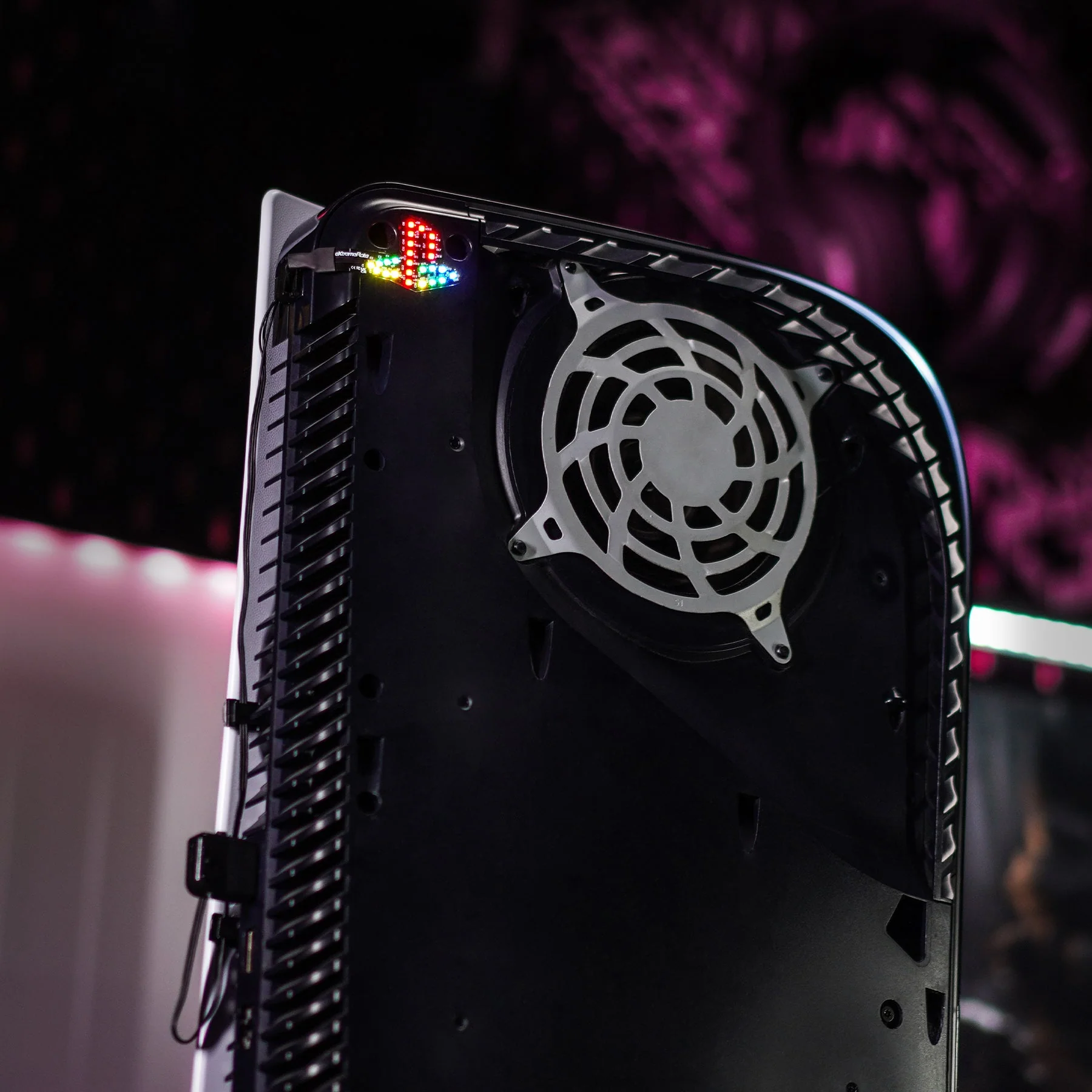eXtremeRate RGB RAINBOW Logo LED Kit for PS5 Disc & Digital Edition Console (2020 CFI-1 Series) - 7 Colors 40 Effects - Image 12