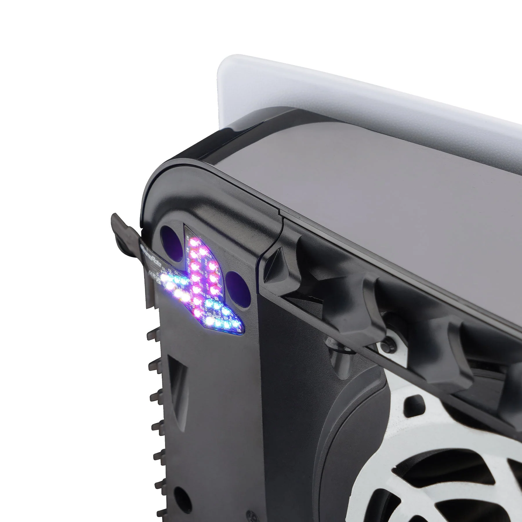 eXtremeRate RGB RAINBOW Logo LED Kit for PS5 Disc & Digital Edition Console (2020 CFI-1 Series) - 7 Colors 40 Effects - Image 15