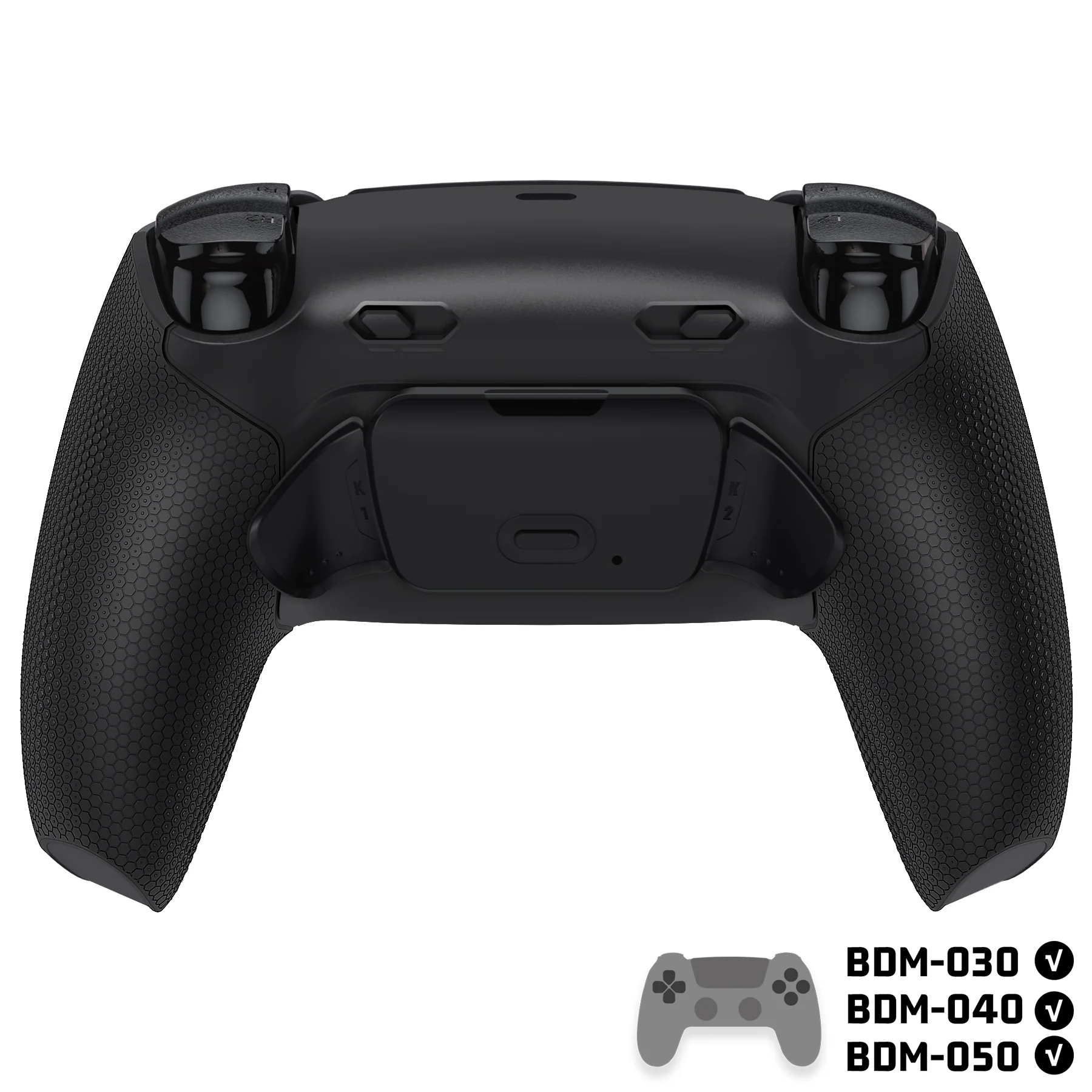 eXtremeRate RISE Plus MAX Back Paddles Kit with Clicky Trigger Stops & Rubberized Grip for PS5 Controller BDM-030/040/050 - Black - Image 4