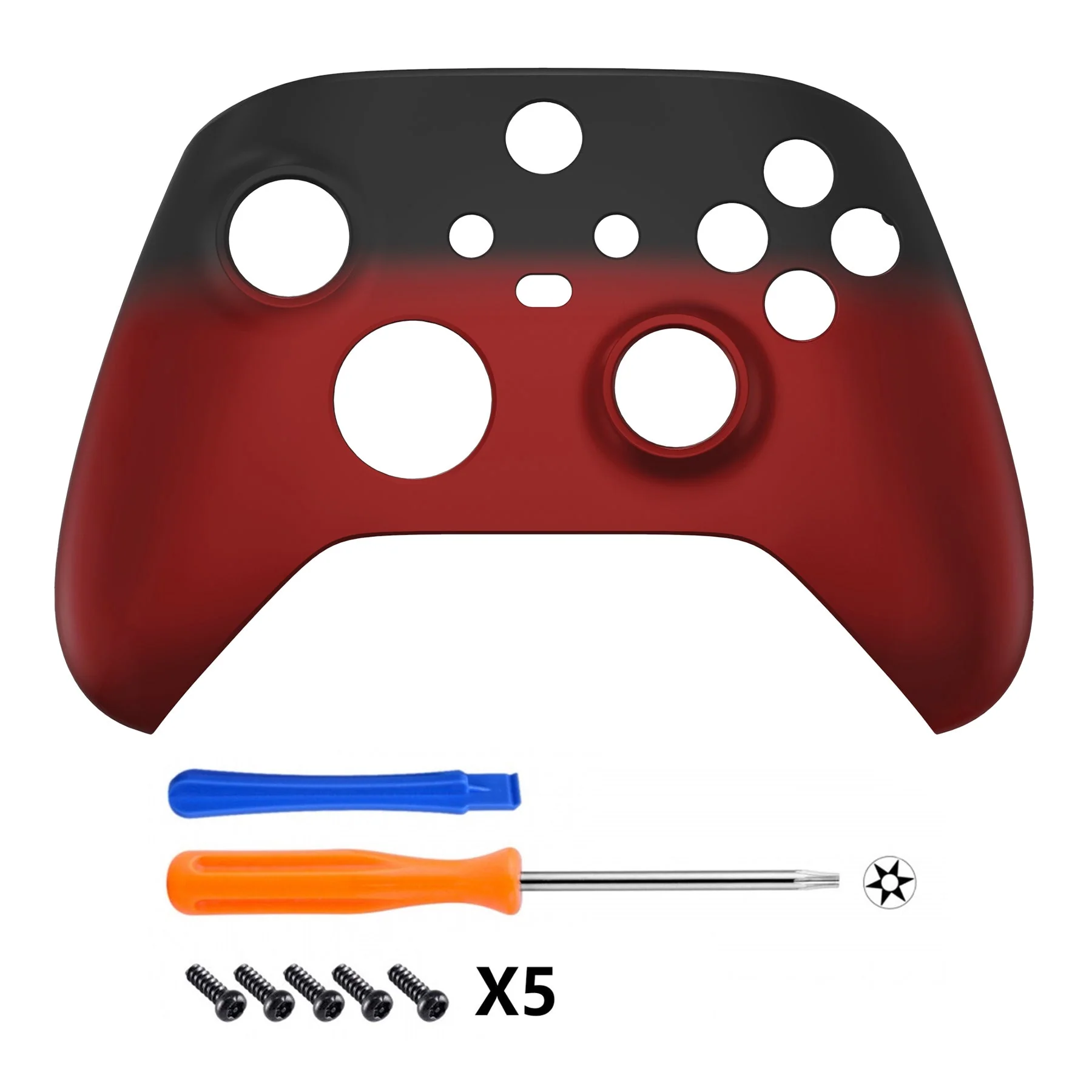 eXtremeRate Replacement Front Housing Shell for Xbox Series X & S Controller - Shadow Red - Image 2