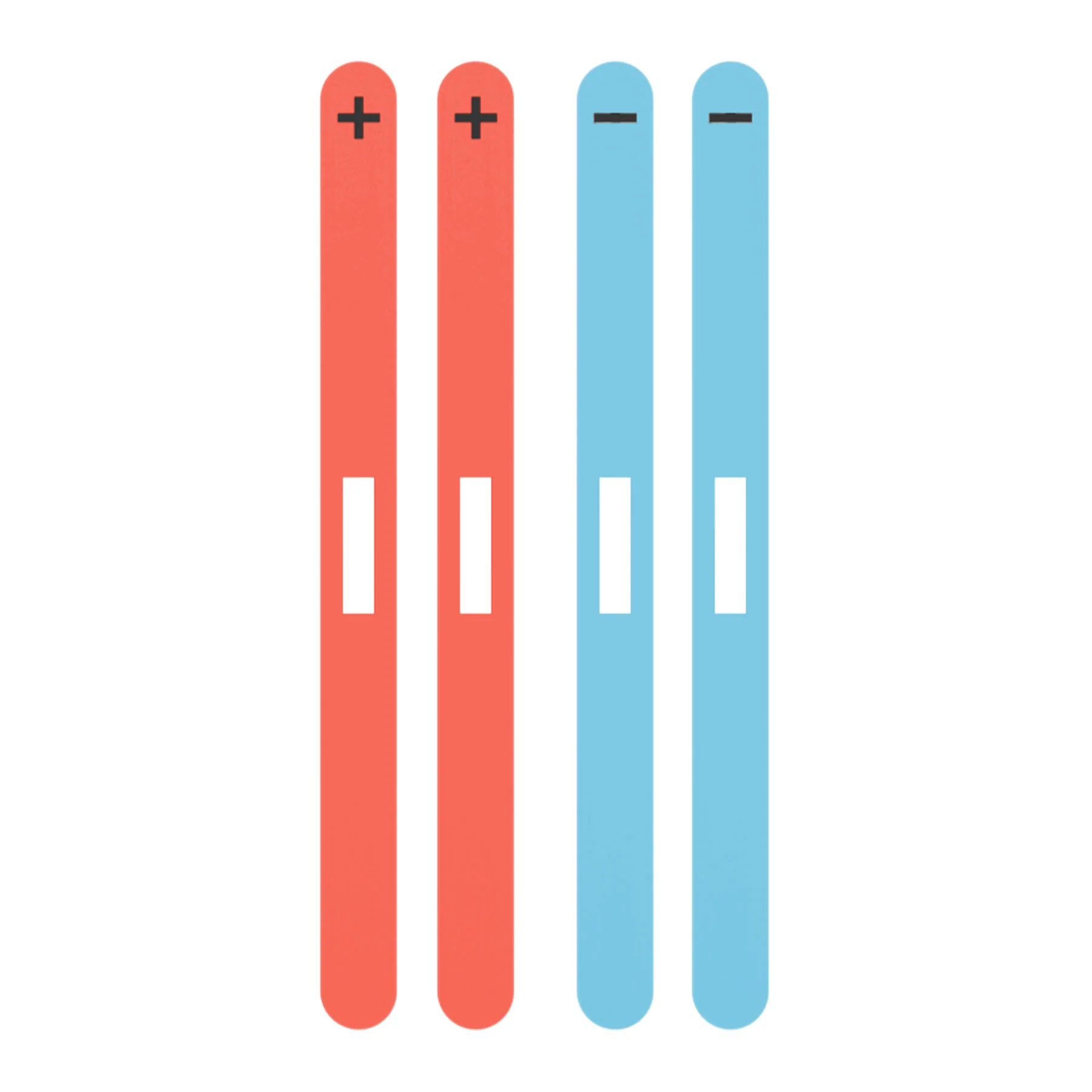 eXtremeRate Side Rail Slot Sticker for Nintendo Switch 2 Console - Blue & Orange - Image 2
