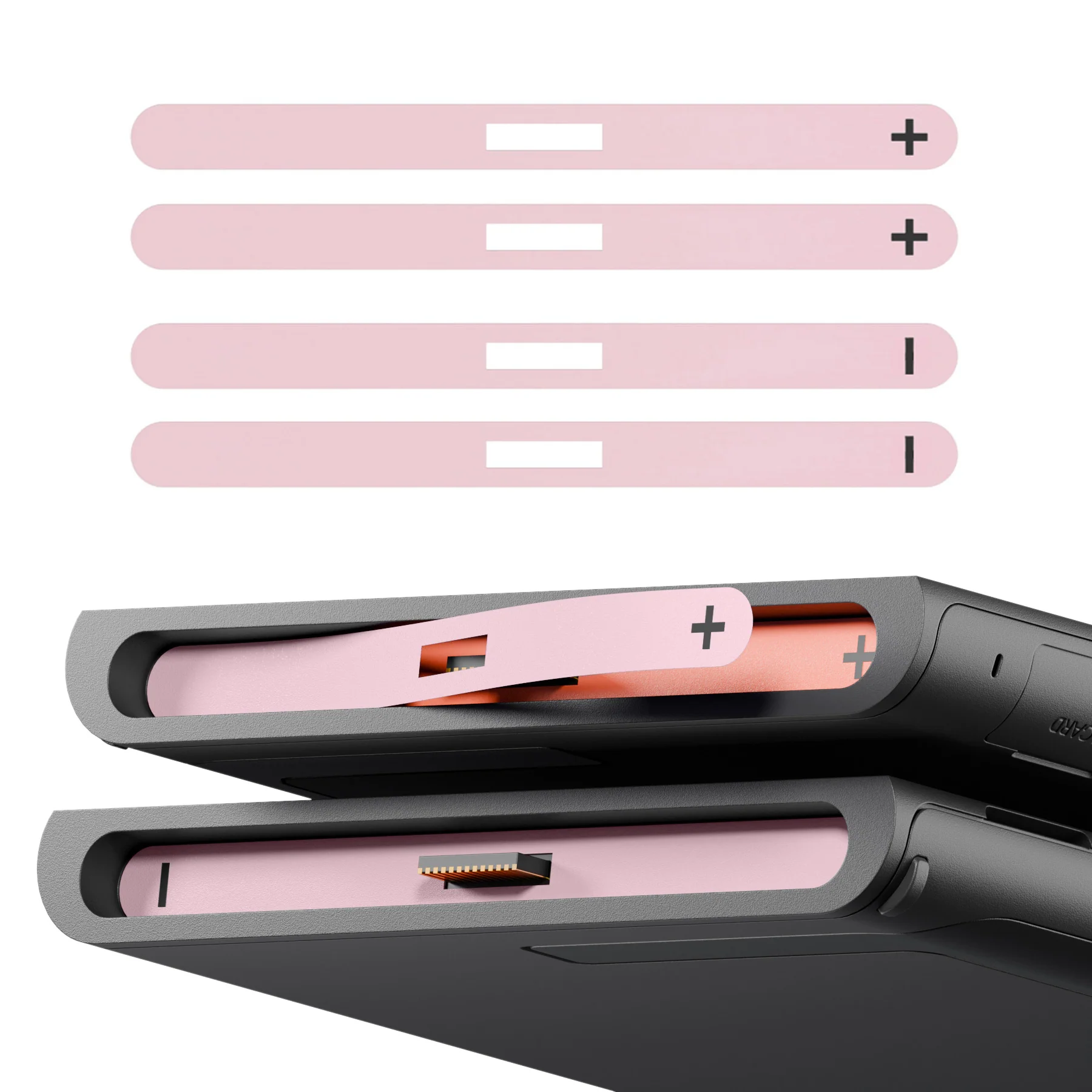 eXtremeRate Side Rail Slot Sticker for Nintendo Switch 2 Console - Cherry Blossoms Pink - Image 2