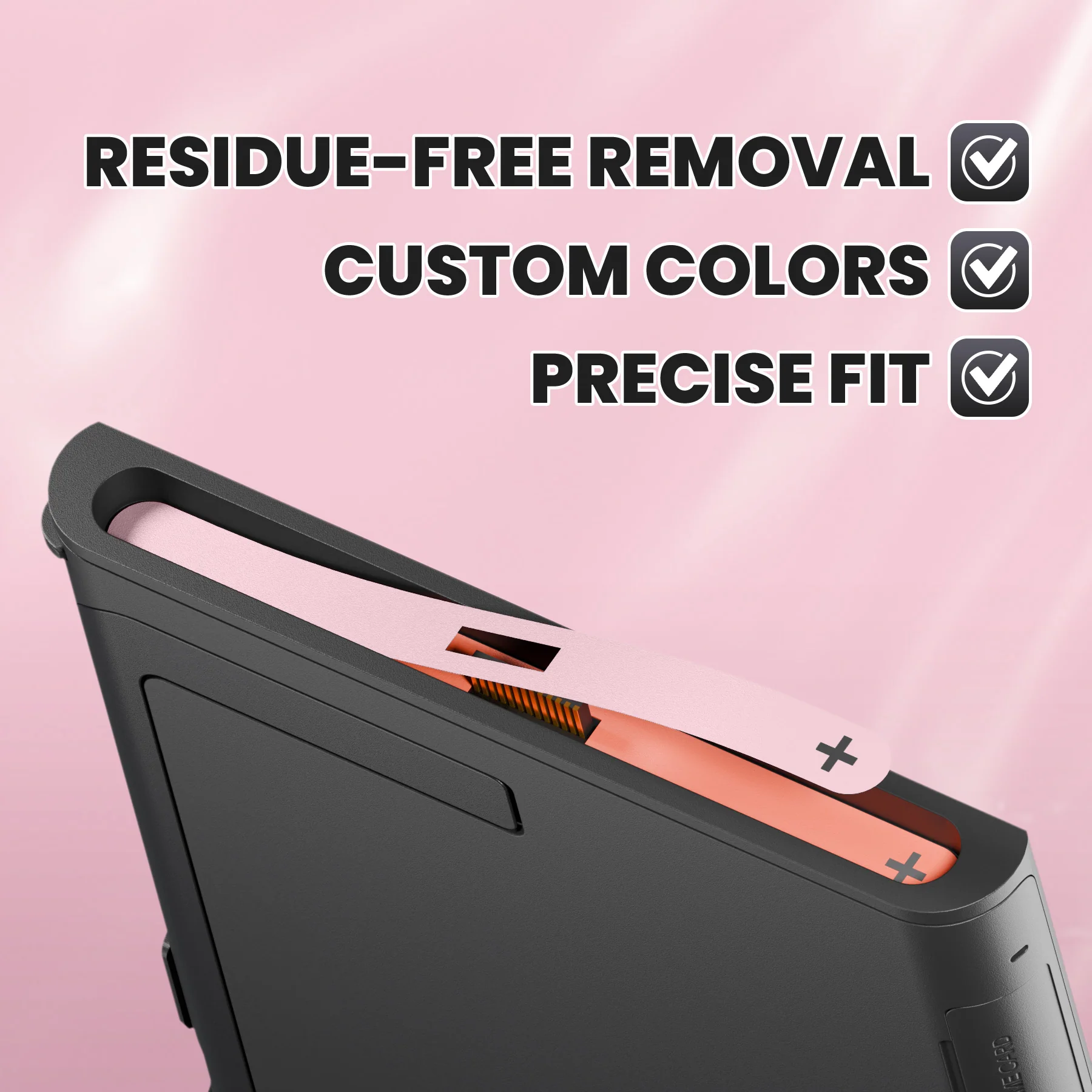 eXtremeRate Side Rail Slot Sticker for Nintendo Switch 2 Console - Cherry Blossoms Pink - Image 5