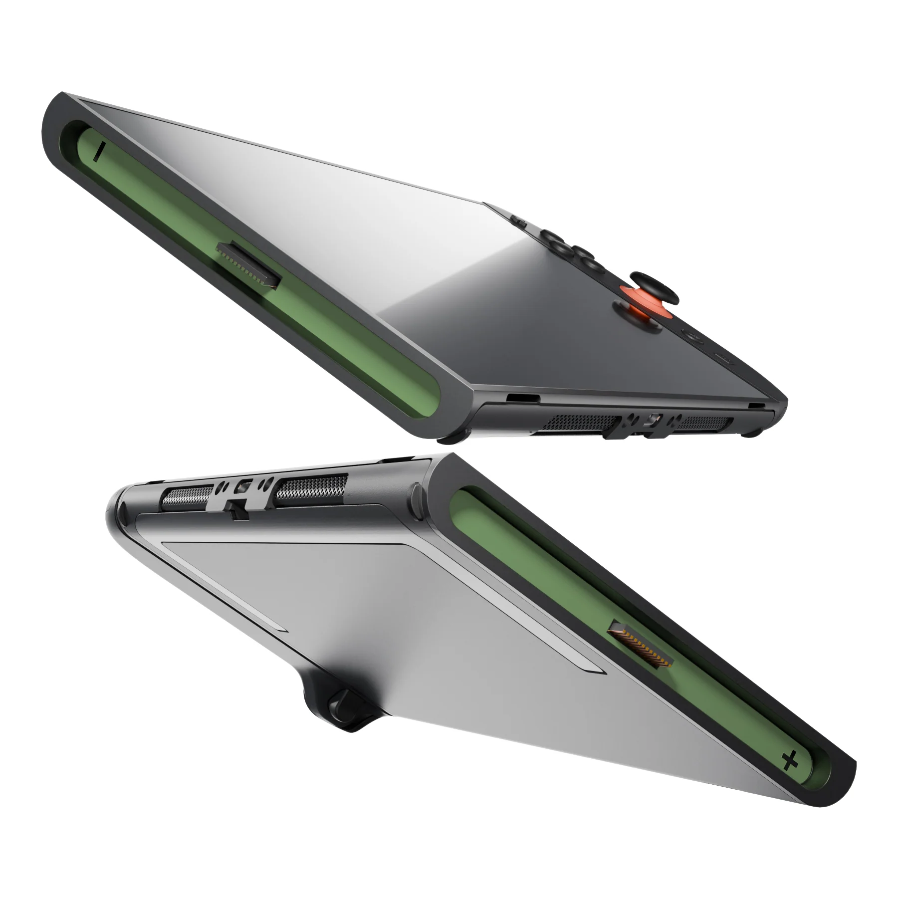 eXtremeRate Side Rail Slot Sticker for Nintendo Switch 2 Console - Matcha Green - Image 3