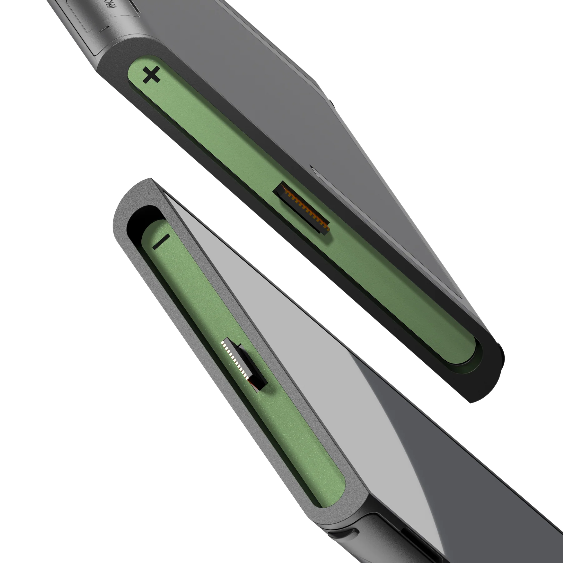 eXtremeRate Side Rail Slot Sticker for Nintendo Switch 2 Console - Matcha Green - Image 4