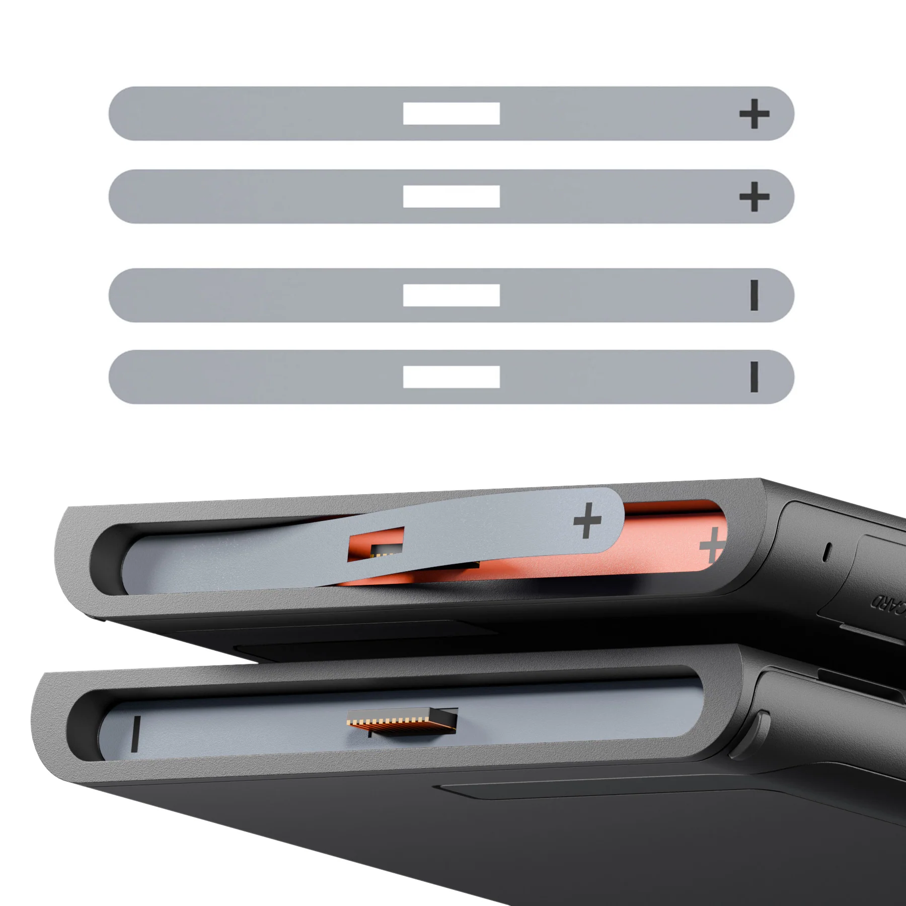 eXtremeRate Side Rail Slot Sticker for Nintendo Switch 2 Console - New Hope Gray - Image 2