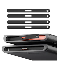 eXtremeRate Side Rail Slot Sticker for Nintendo Switch 2 Console - Shadow Gray - Image 2