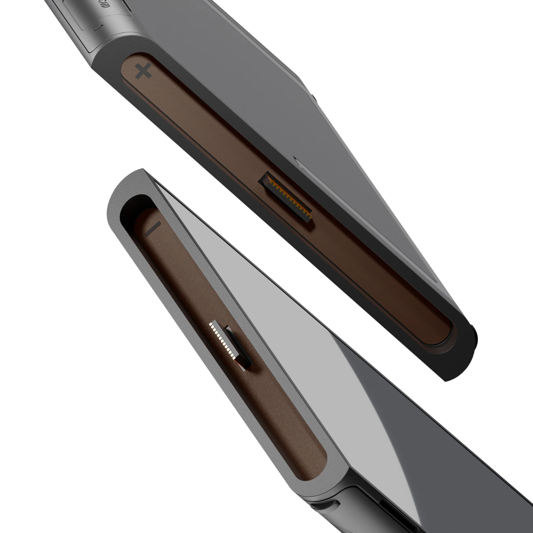 eXtremeRate Side Rail Slot Sticker for Nintendo Switch 2 Console - Wood Grain Brown - Image 4