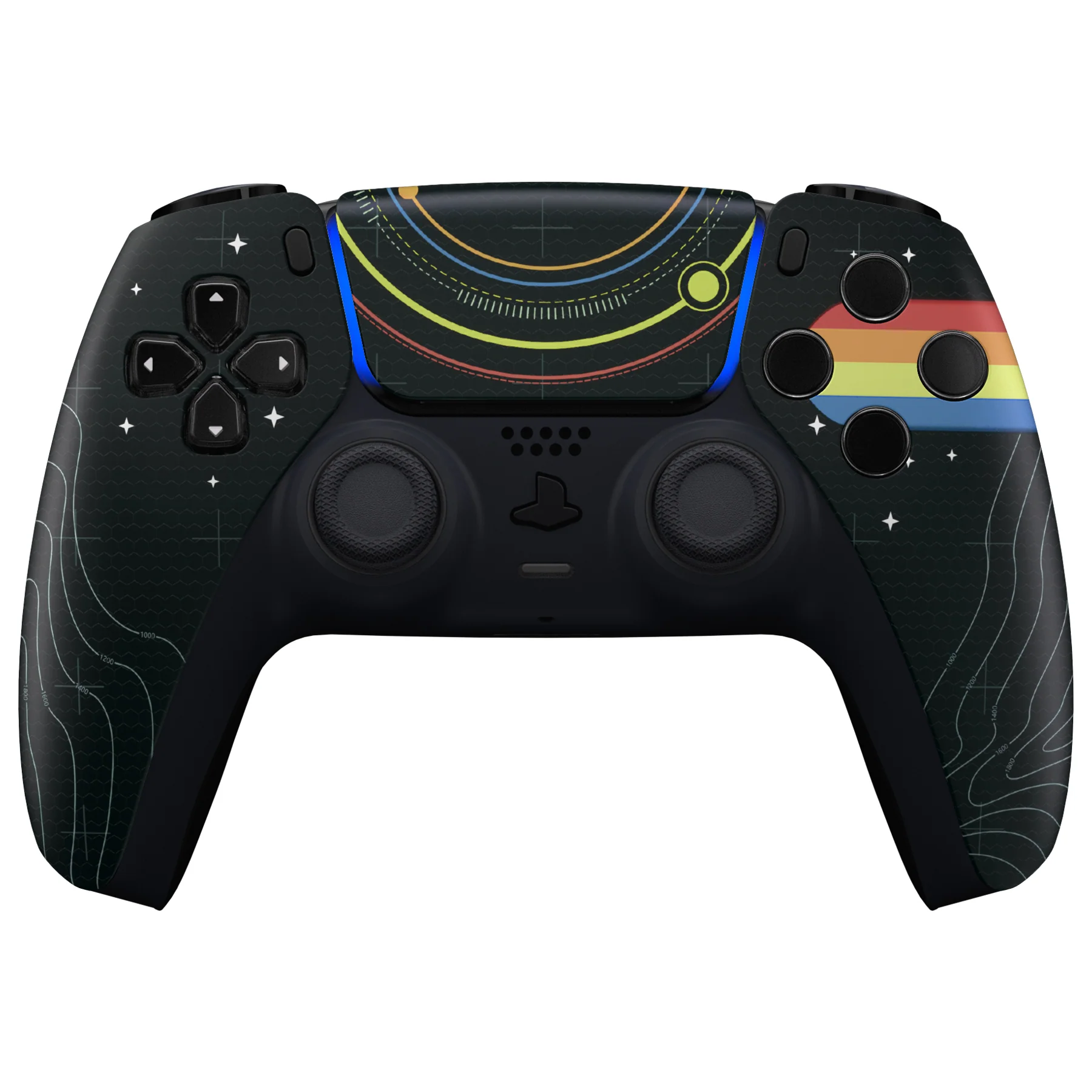 eXtremeRate Stars Explorer Replacement Front Housing Shell with Touchpad Compatible with PS5 Controller BDM-010/020/030/040/050 - Image 2