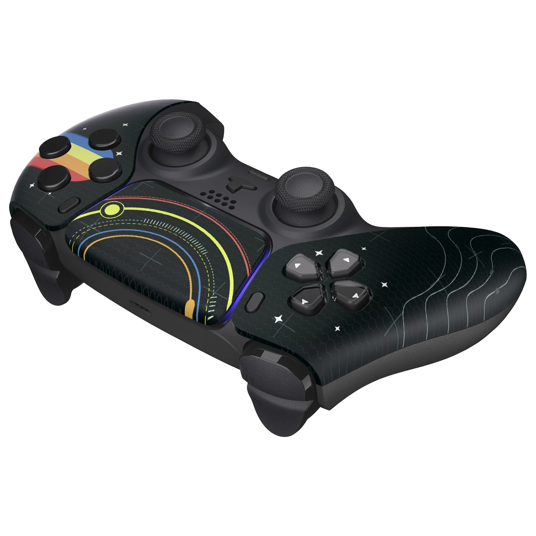 eXtremeRate Stars Explorer Replacement Front Housing Shell with Touchpad Compatible with PS5 Controller BDM-010/020/030/040/050 - Image 6