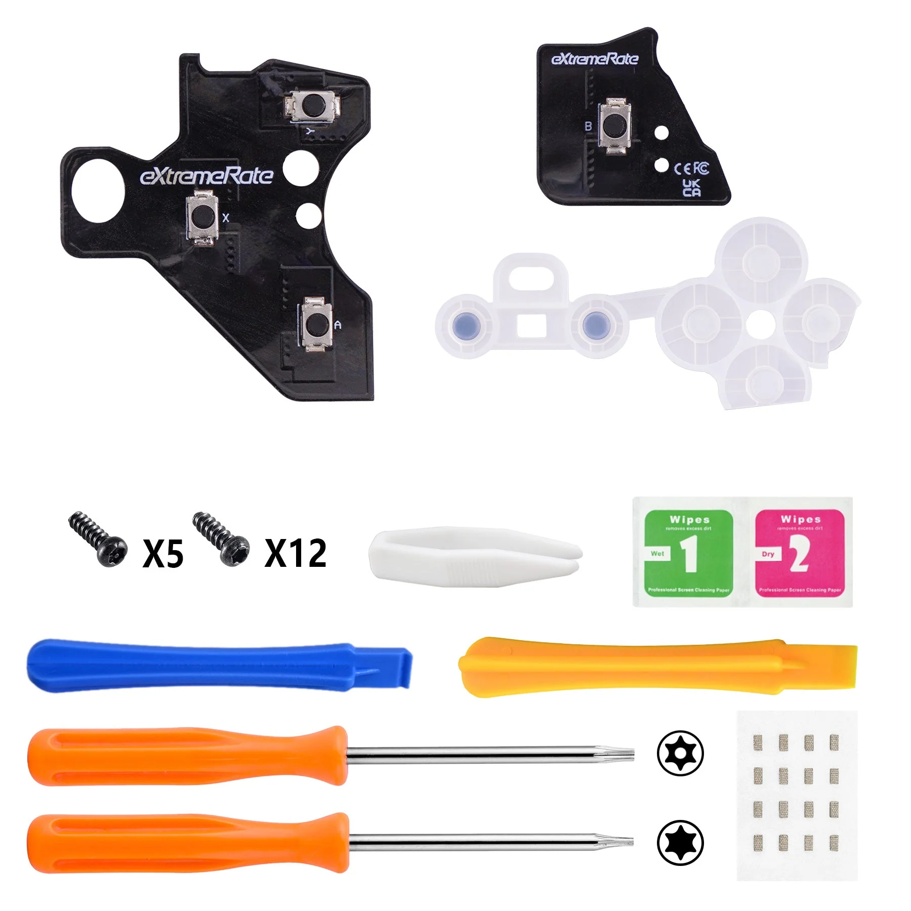 eXtremeRate Strong Version ABXY Clicky Kit for Xbox Elite Series 2 & Elite 2 Core Controller (Model 1797) - Image 3