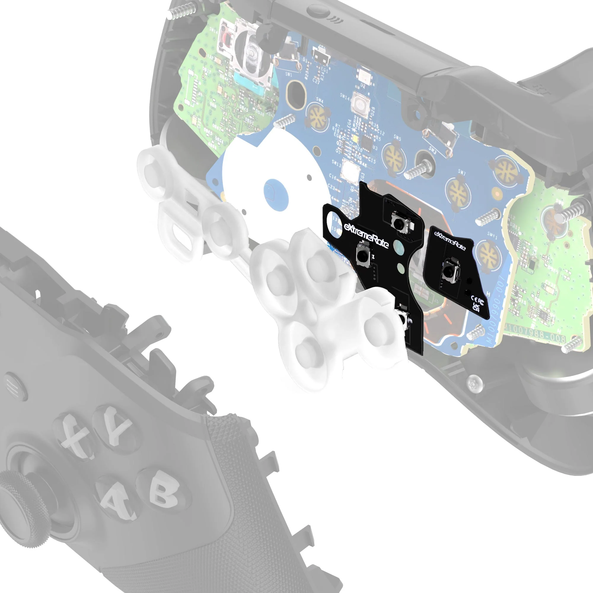 eXtremeRate Strong Version ABXY Clicky Kit for Xbox Elite Series 2 & Elite 2 Core Controller (Model 1797) - Image 4