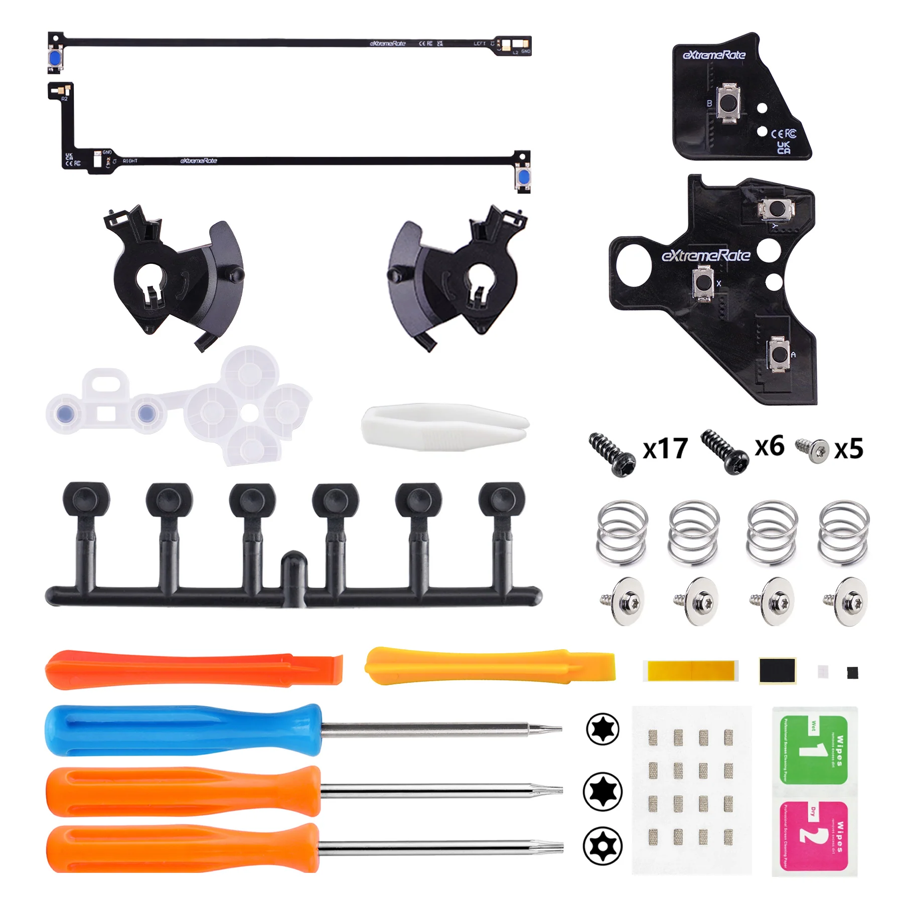eXtremeRate Strong Version Whole Clicky Kit for Xbox Elite Series 2 Controller Shoulder ABXY Buttons, Ergonomic Tactile Switches LT RT A B X Y Mouse Click Kit for Xbox Elite Series 2 Core Controller (Model 1797) - Image 4