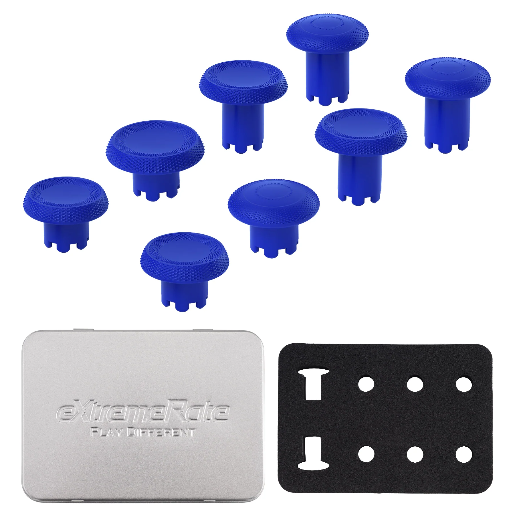 eXtremeRate ThumbsGear Interchangeable Thumbsticks for PS5 Edge Controller - Blue - Image 2