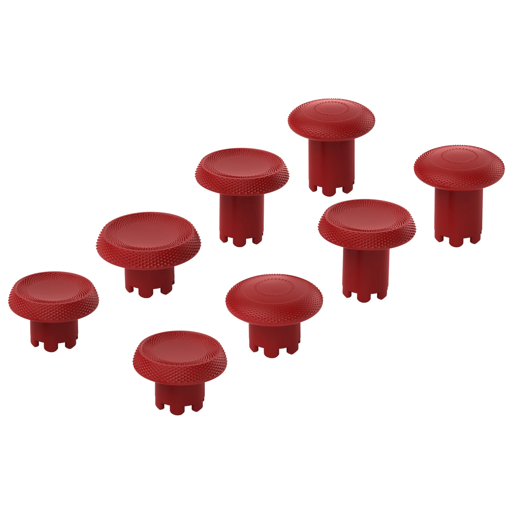 eXtremeRate ThumbsGear Interchangeable Thumbsticks for PS5 Edge Controller - Carmine Red - Image 7