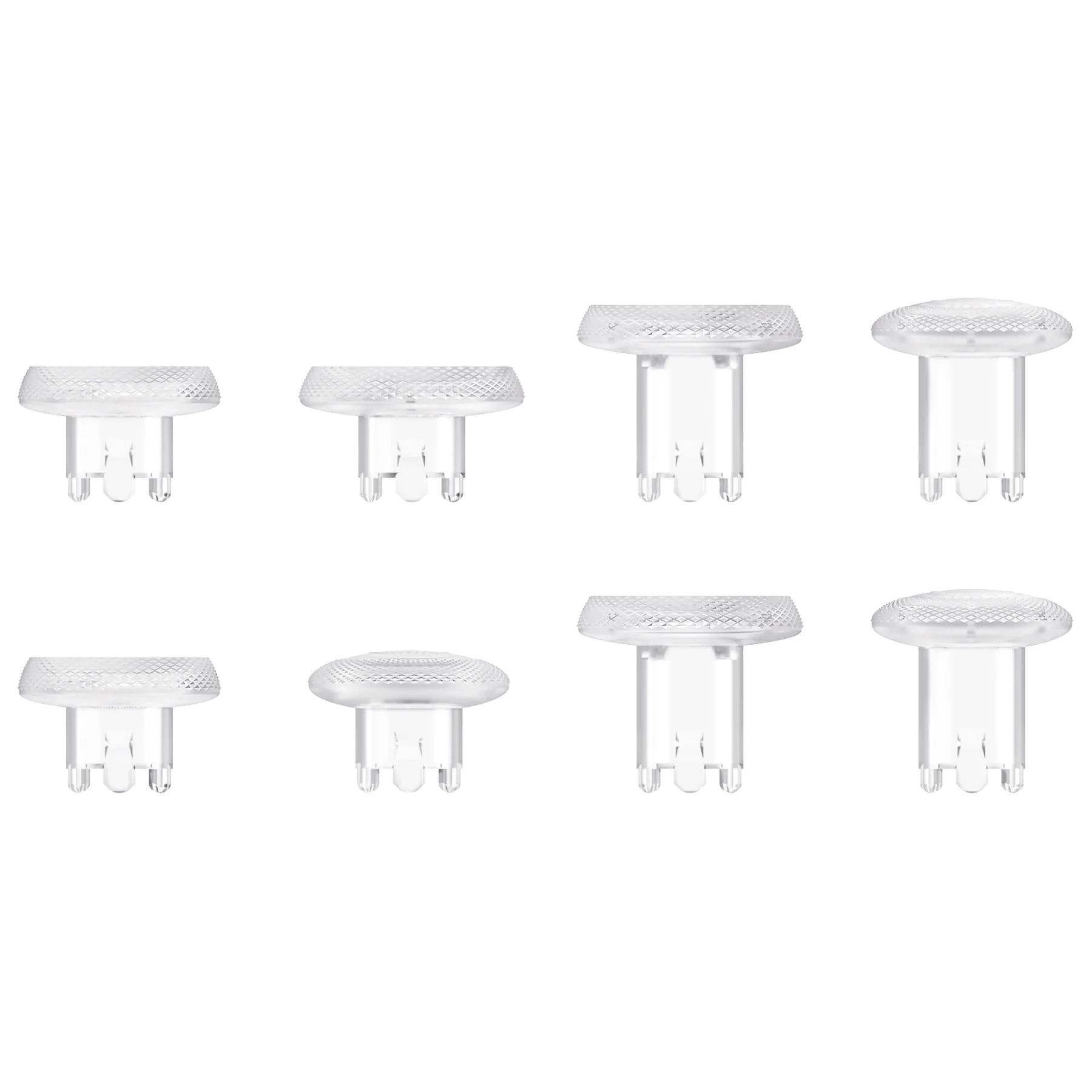 eXtremeRate ThumbsGear Interchangeable Thumbsticks for PS5 Edge Controller - Clear - Image 4