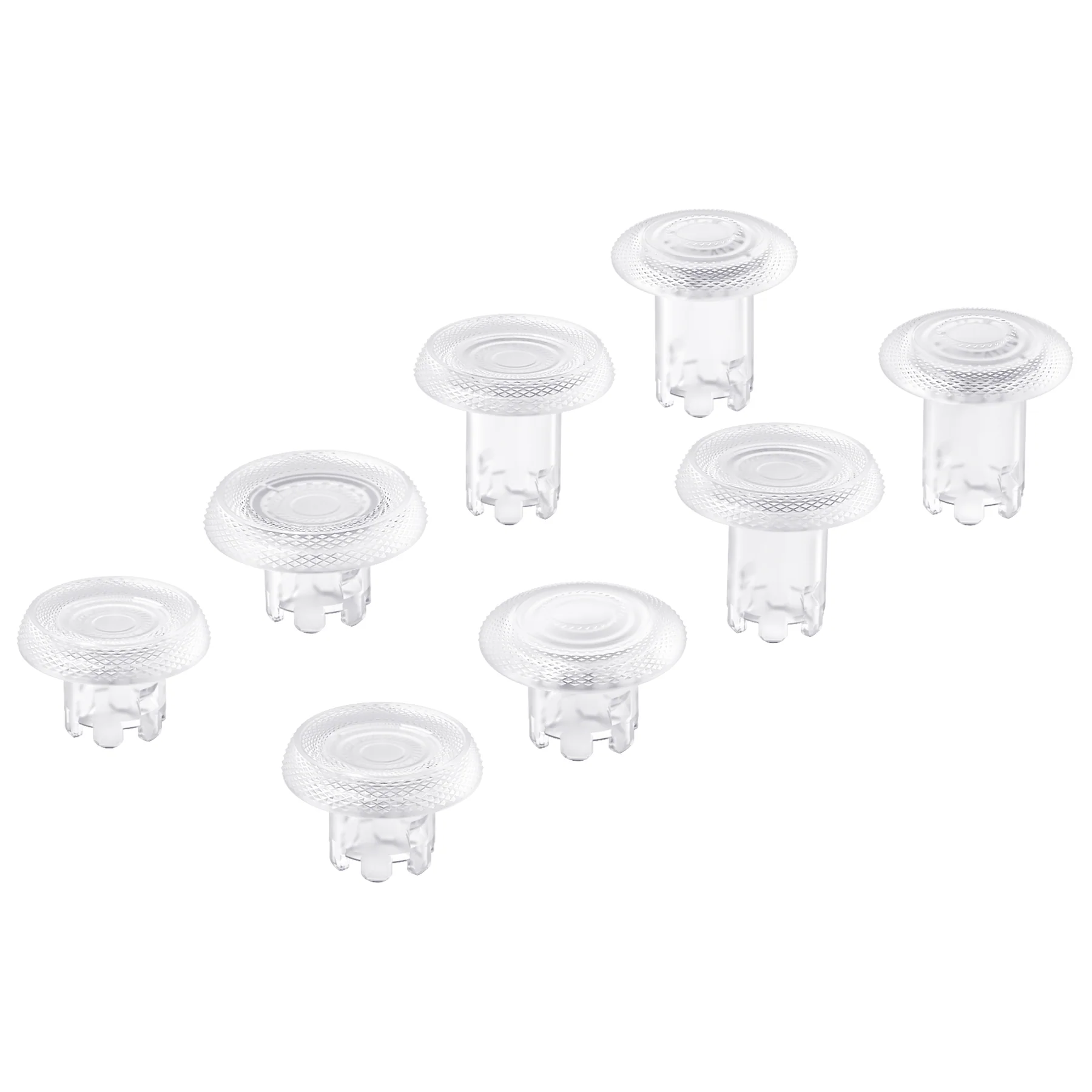 eXtremeRate ThumbsGear Interchangeable Thumbsticks for PS5 Edge Controller - Clear - Image 7