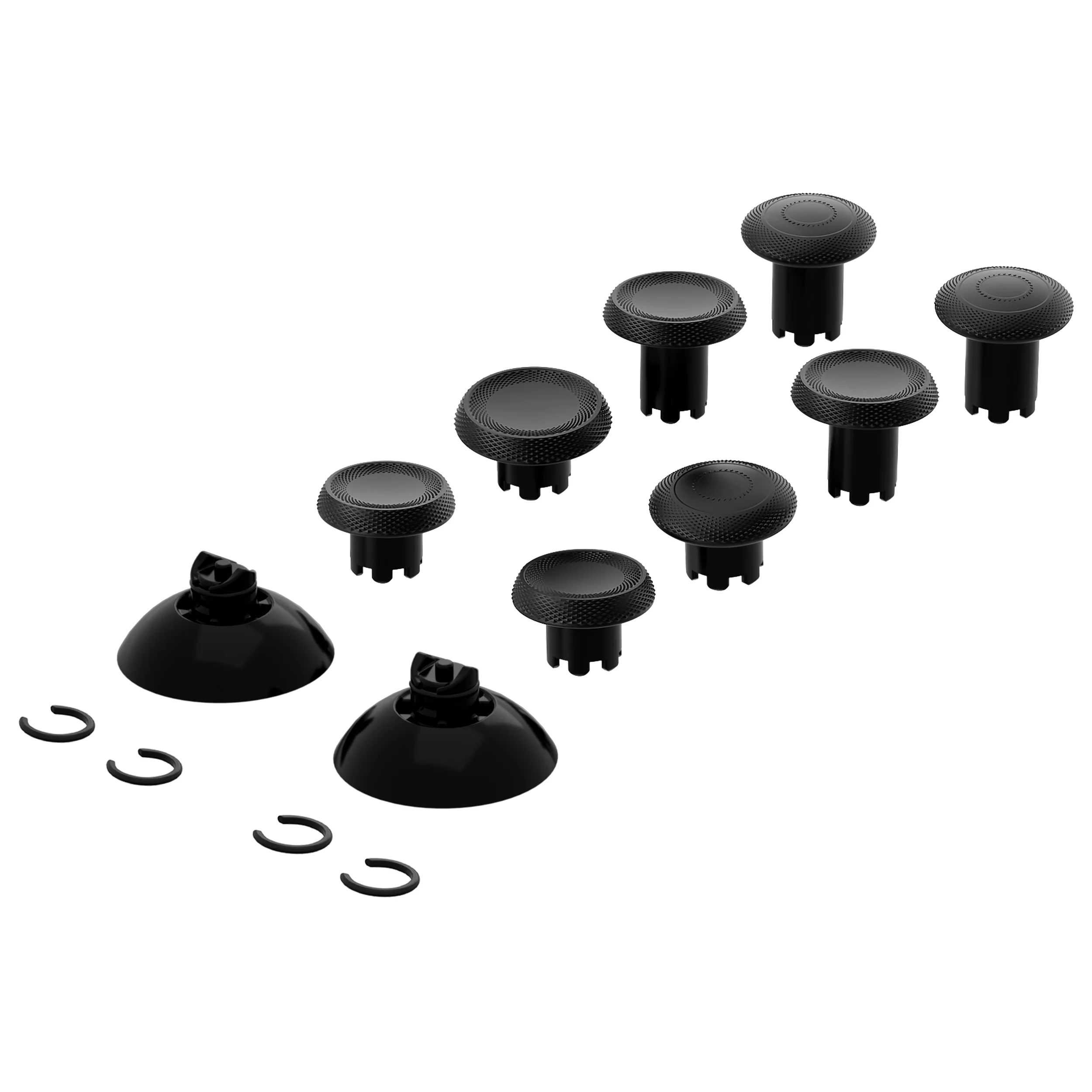 eXtremeRate ThumbsGear V3 Interchangeable Thumbsticks for Xbox Core Controller & Xbox One S/X/Elite Controller & Nintendo Switch Pro Controller - Black - Image 3