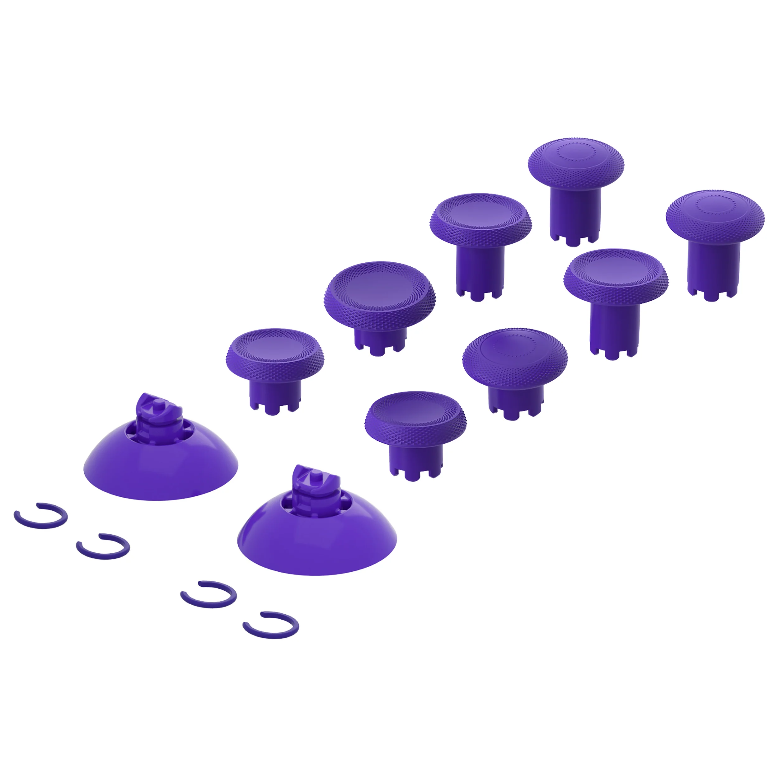 eXtremeRate ThumbsGear V3 Interchangeable Thumbsticks for Xbox Core Controller & Xbox One S/X/Elite Controller & Nintendo Switch Pro Controller - Purple - Image 3