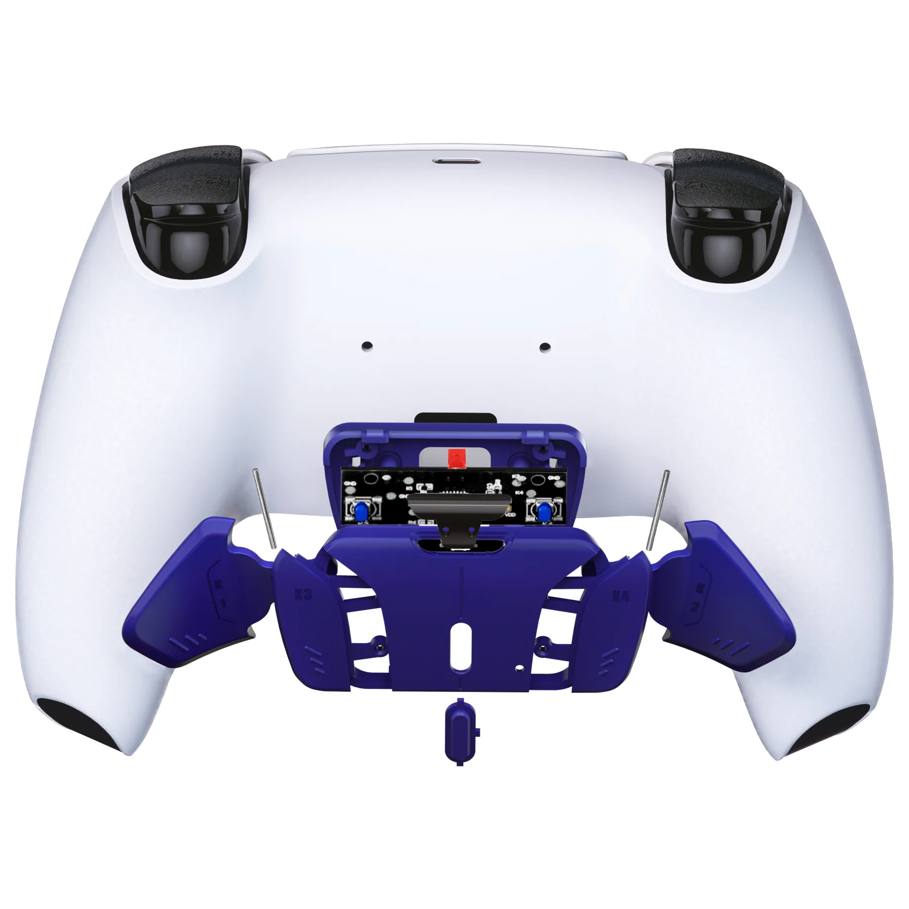 eXtremeRate Turn RISE to RISE4 Kit – Redesigned K1 K2 K3 K4 Back Buttons Housing & Remap PCB Board for eXtremeRate RISE & RISE4 Remap kit, Compatible with PS5 Controller - Cobalt Blue - Image 6