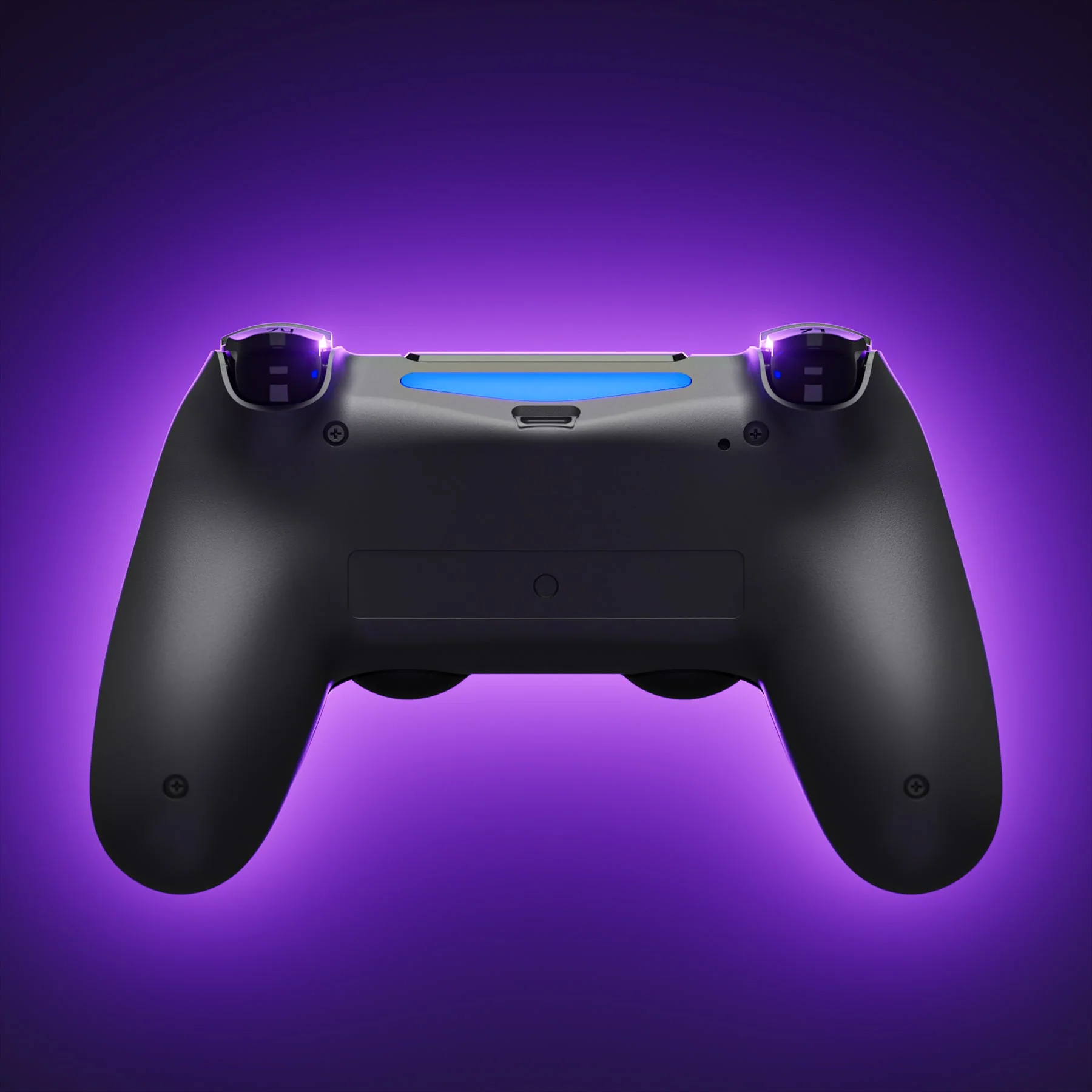 eXtremeRate Type-C Version Replacement Bottom Shell Compatible with PS4 Controller JDM-040/050/055 Models - Black - Image 7