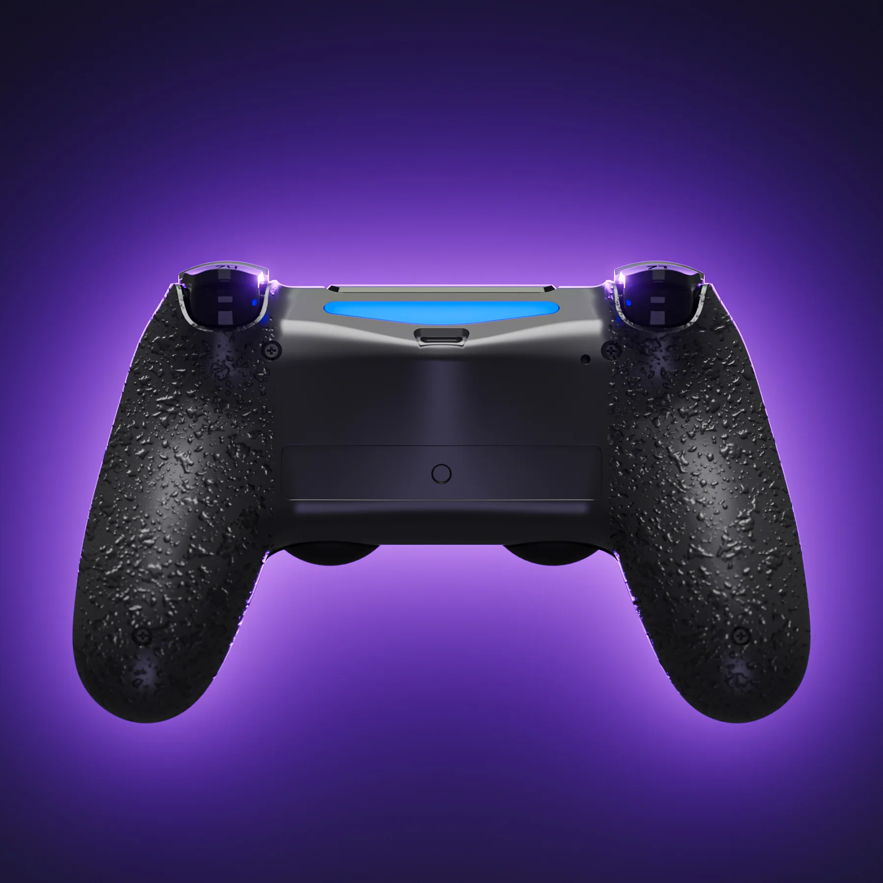 eXtremeRate Type-C Version Replacement Bottom Shell Compatible with PS4 Controller JDM-040/050/055 Models - Textured Black - Image 7