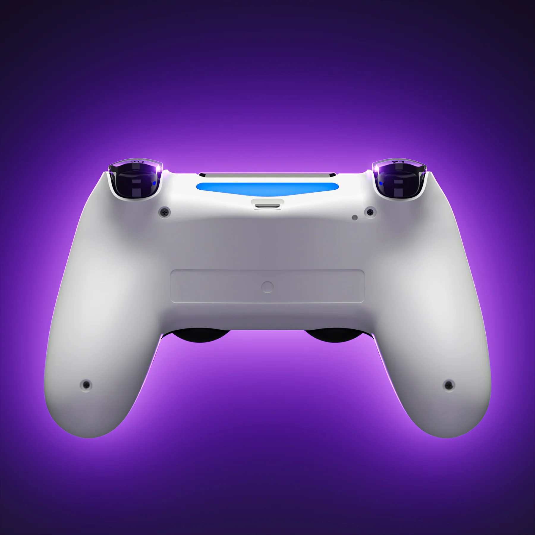 eXtremeRate Type-C Version Replacement Bottom Shell Compatible with PS4 Controller JDM-040/050/055 Models - White - Image 7