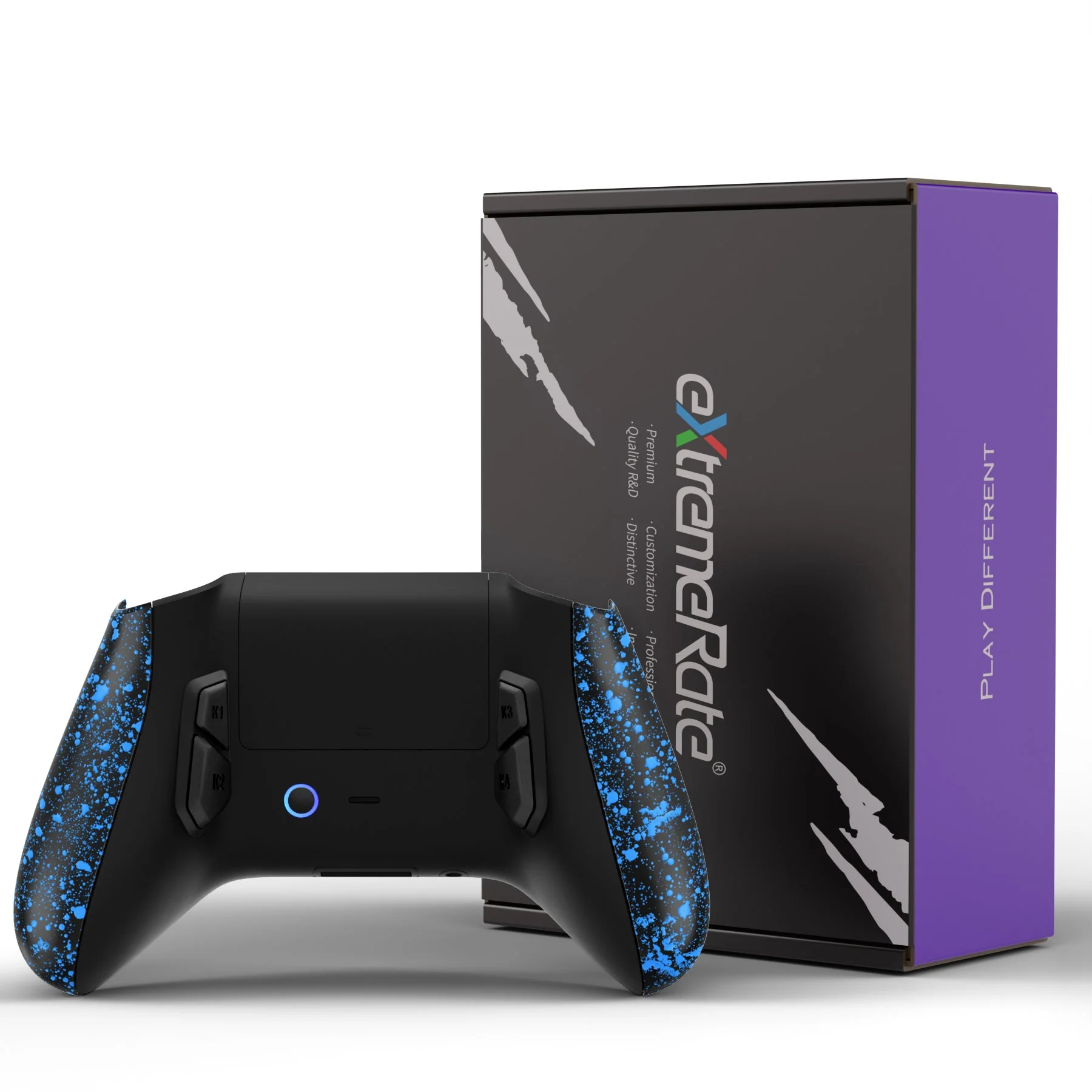 eXtremeRate VICTOR X Remap Kit for Xbox Series X & S Controller - Textured Blue - Image 12