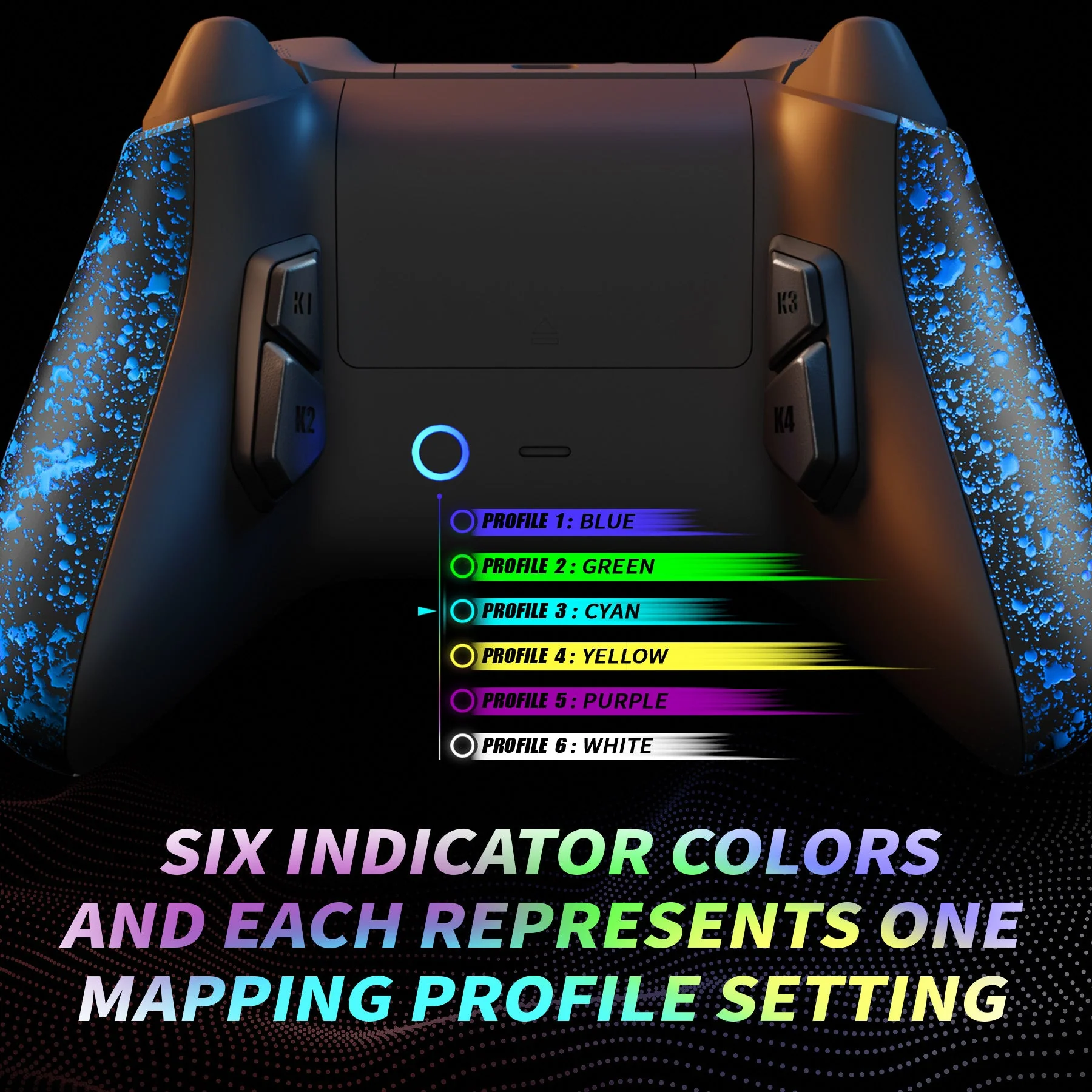 eXtremeRate VICTOR X Remap Kit for Xbox Series X & S Controller - Textured Blue - Image 6
