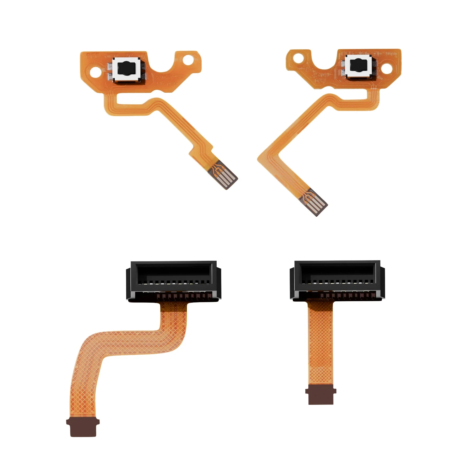 eXtremeRate ZL ZR Buttons Replacement Tactile Switches Ribbon Flex Cable & Custom Left Right Controller Charging Connector Female Socket Port FPC Cable Repair Parts for Nintendo Switch 2 Joycon - Image 7