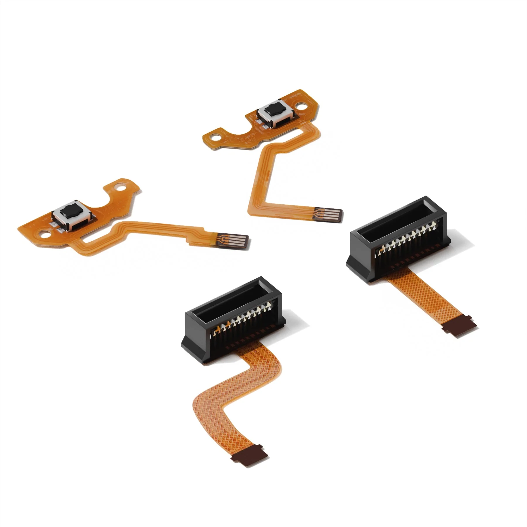 eXtremeRate ZL ZR Buttons Replacement Tactile Switches Ribbon Flex Cable & Custom Left Right Controller Charging Connector Female Socket Port FPC Cable Repair Parts for Nintendo Switch 2 Joycon - Image 8