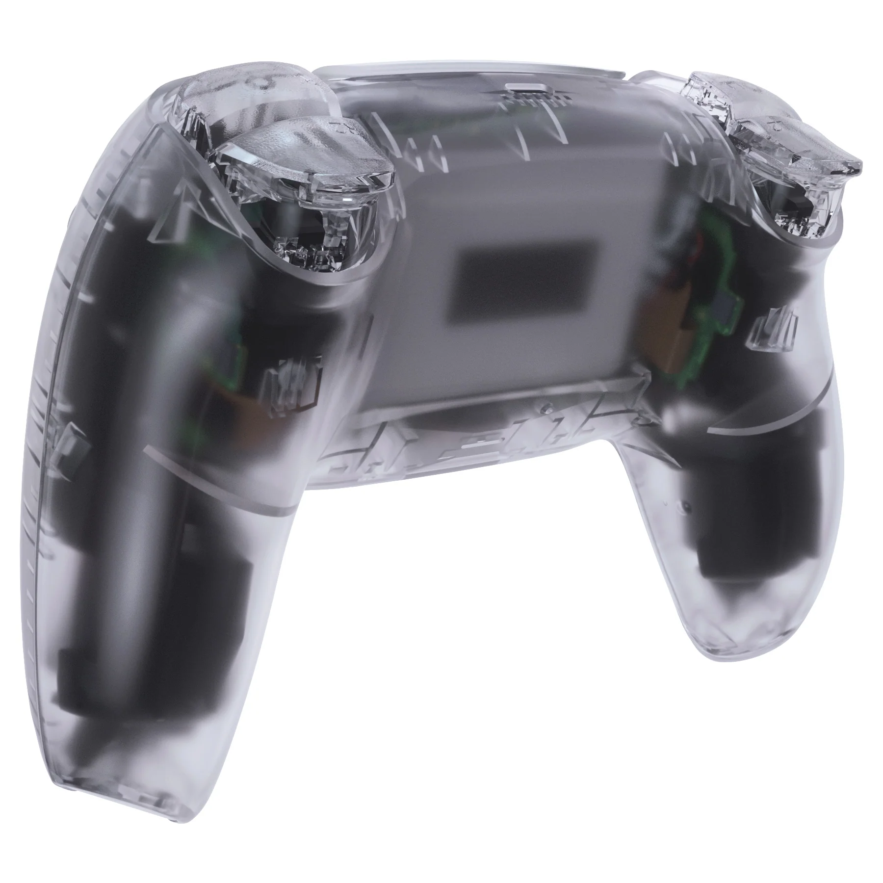 eXtremeRate Replacement Full Set Shells with Buttons Compatible with PS5 Controller BDM-010/020 - Clear - Image 5