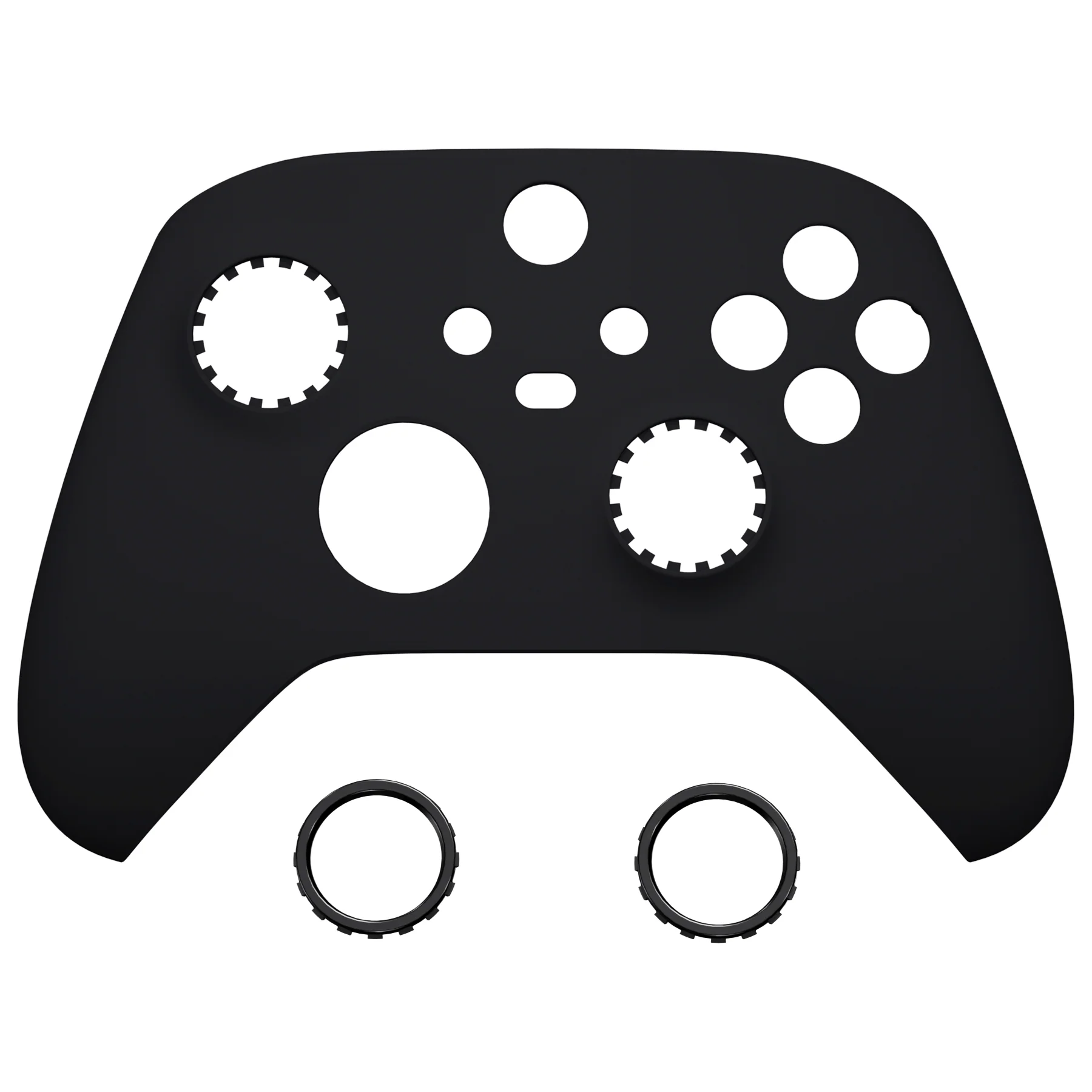 eXtremeRate FaceMag Magnetic Replacement Front Housing Shell with Accent Rings for Xbox Series X/S Controller & Xbox Core Controller Model 1914 - Black - Image 10