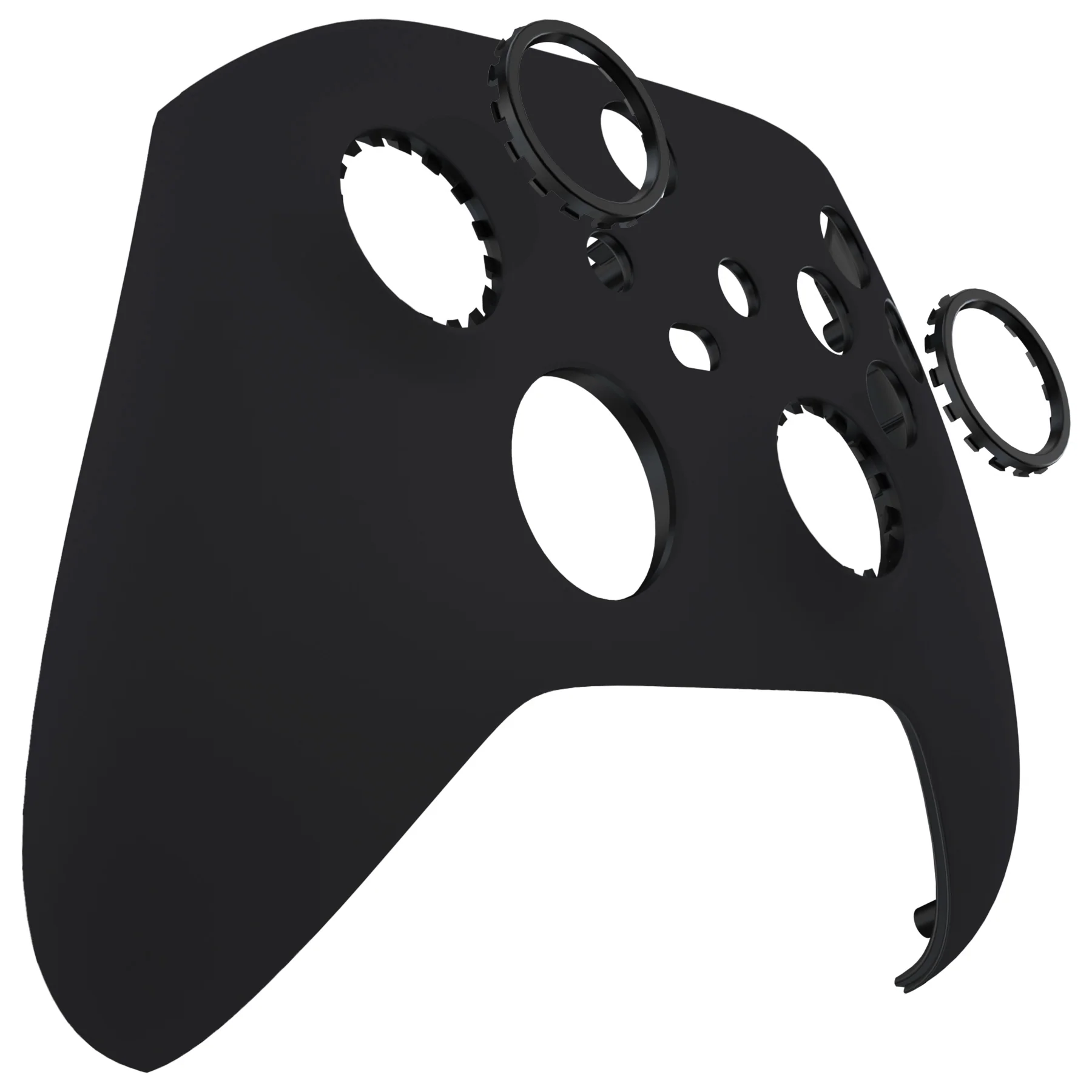 eXtremeRate FaceMag Magnetic Replacement Front Housing Shell with Accent Rings for Xbox Series X/S Controller & Xbox Core Controller Model 1914 - Black - Image 12